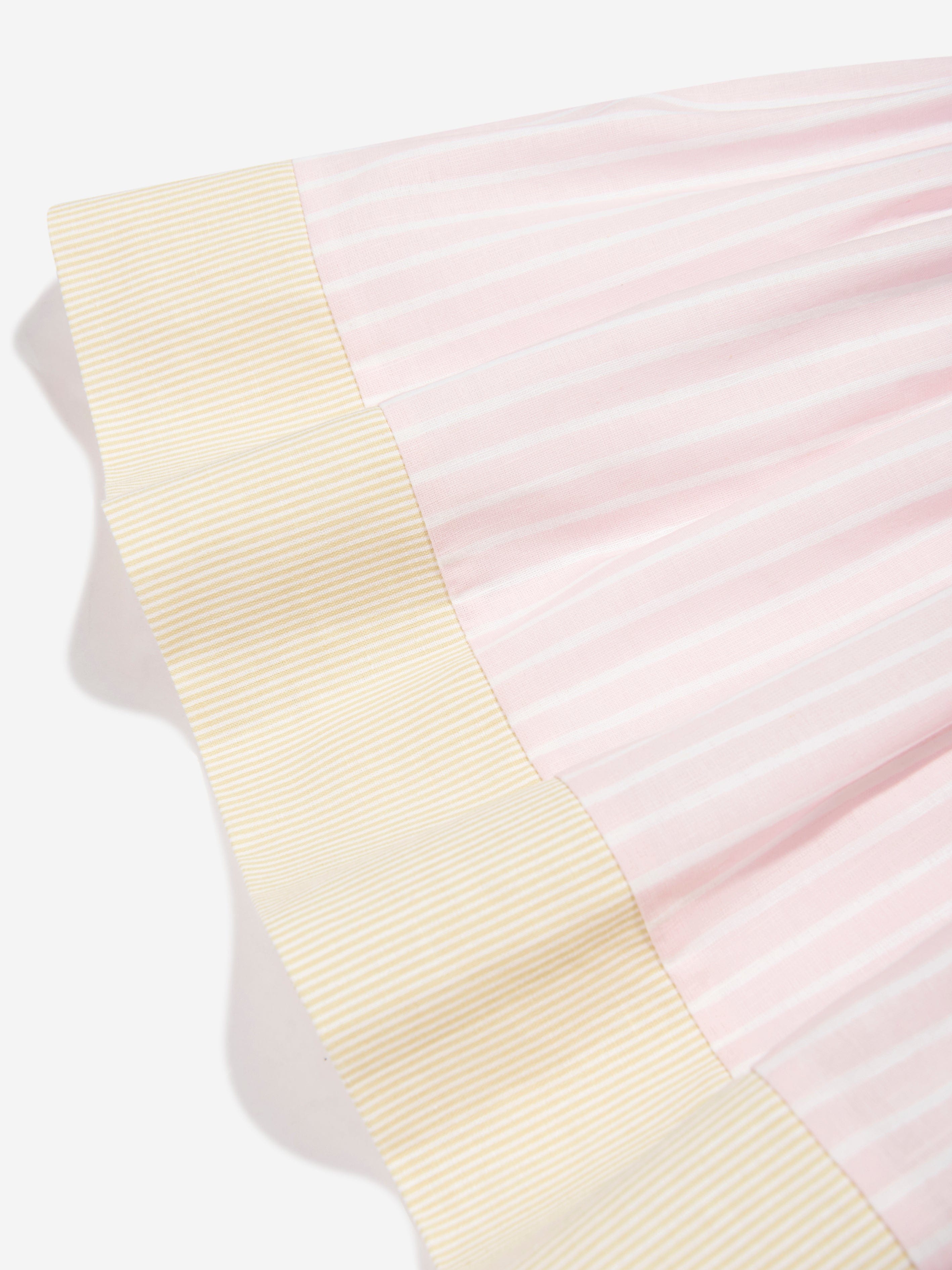 Patachou Girls Striped Dress in Pink