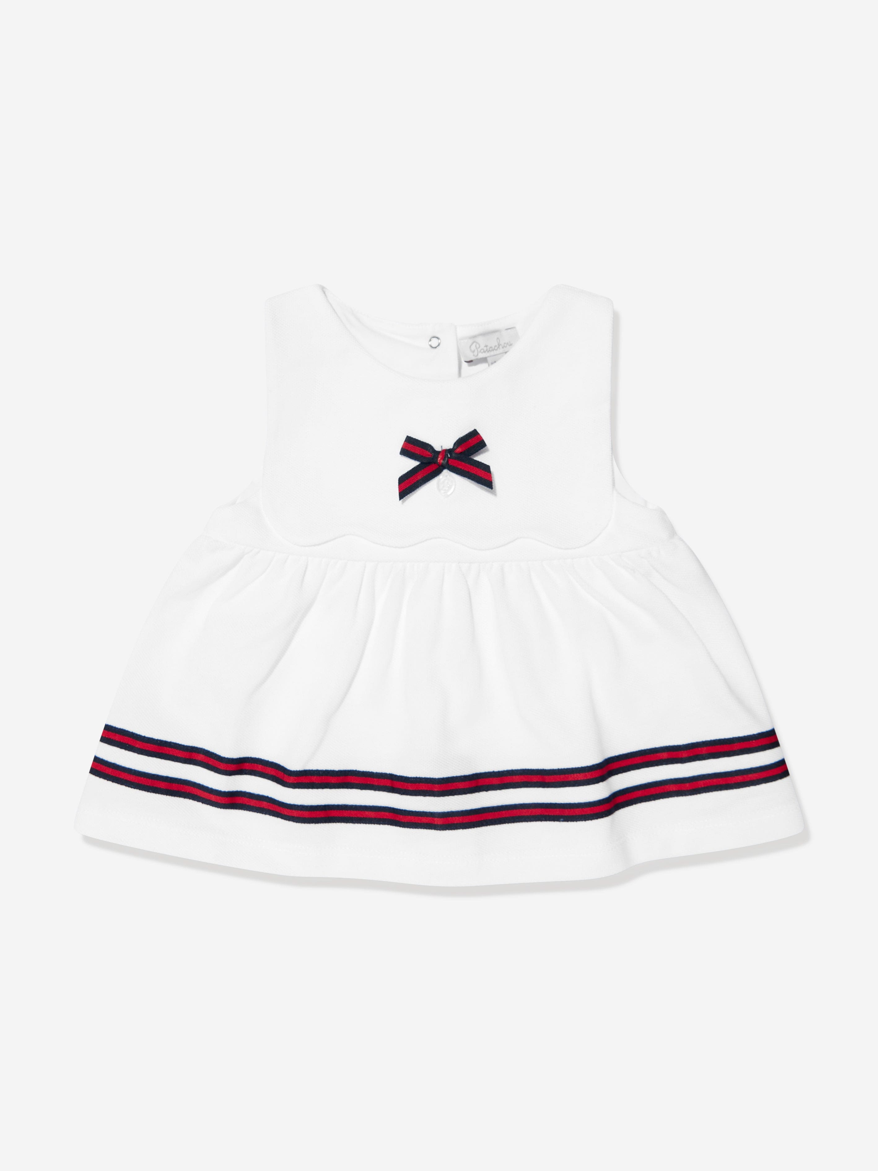 Patachou Baby Girls Top And Shorts Set in White