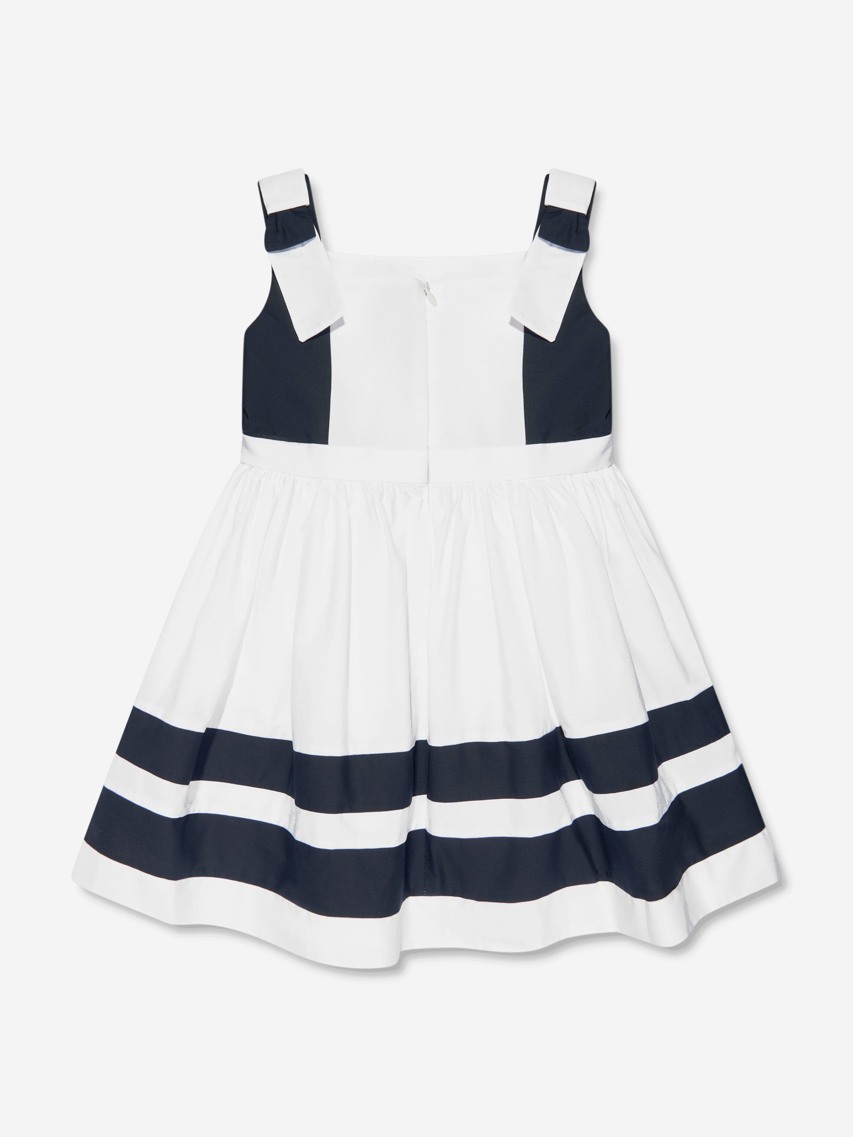 Patachou Girls Sleeveless Dress in White