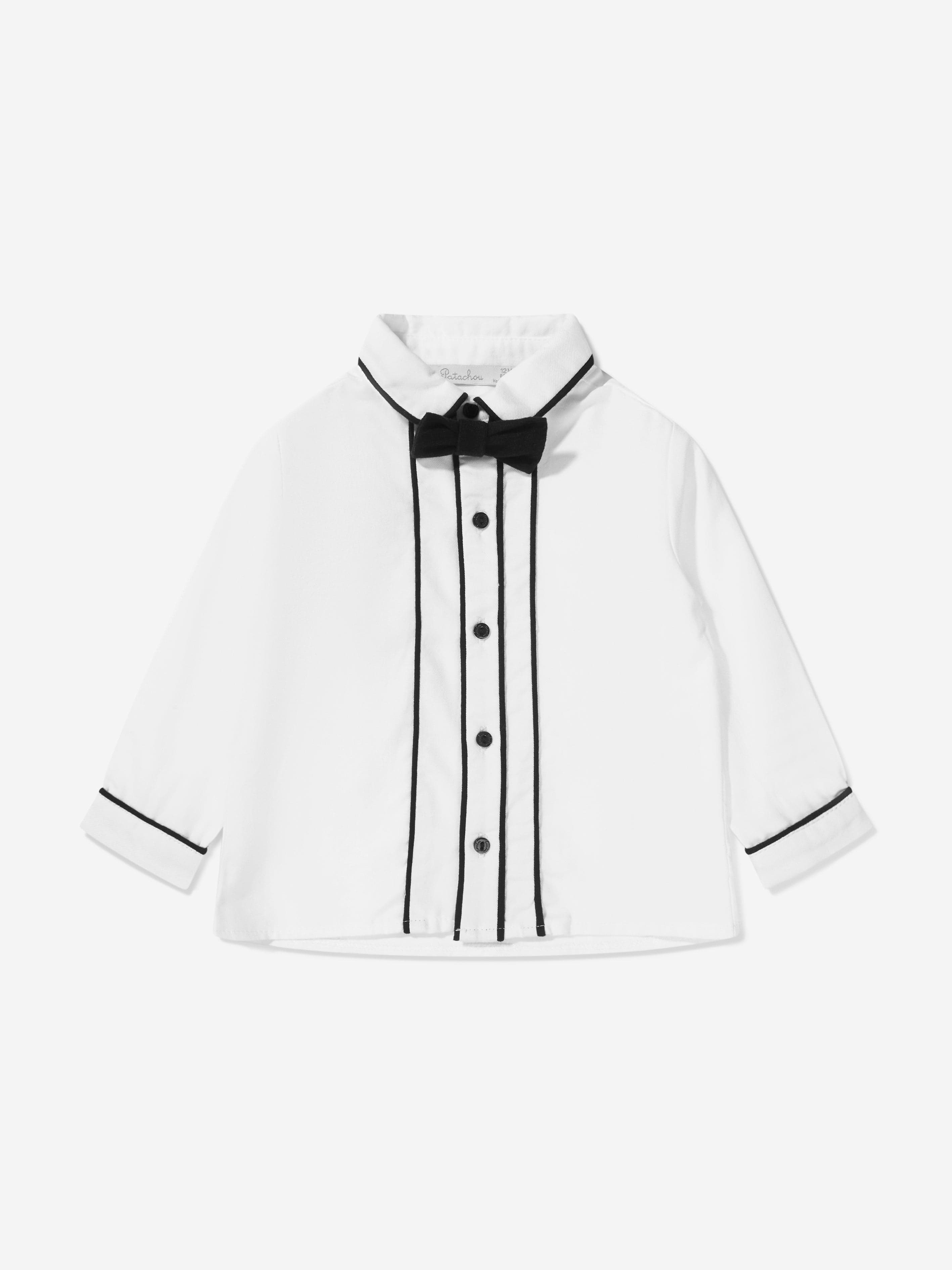 Patachou Baby Boys Shirt And Bow Tie