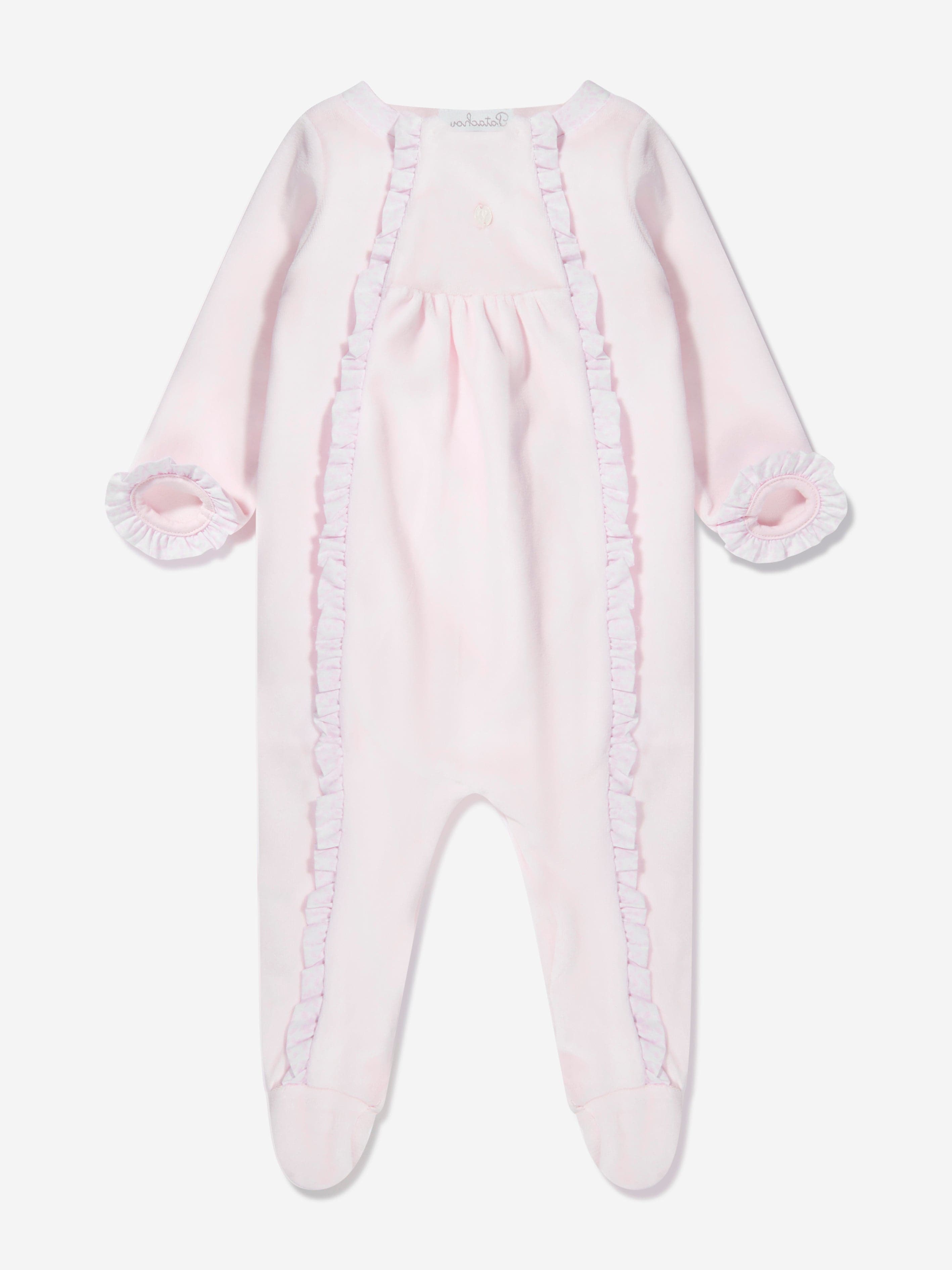 Patachou Baby Girls Frilly Trim Babygrow