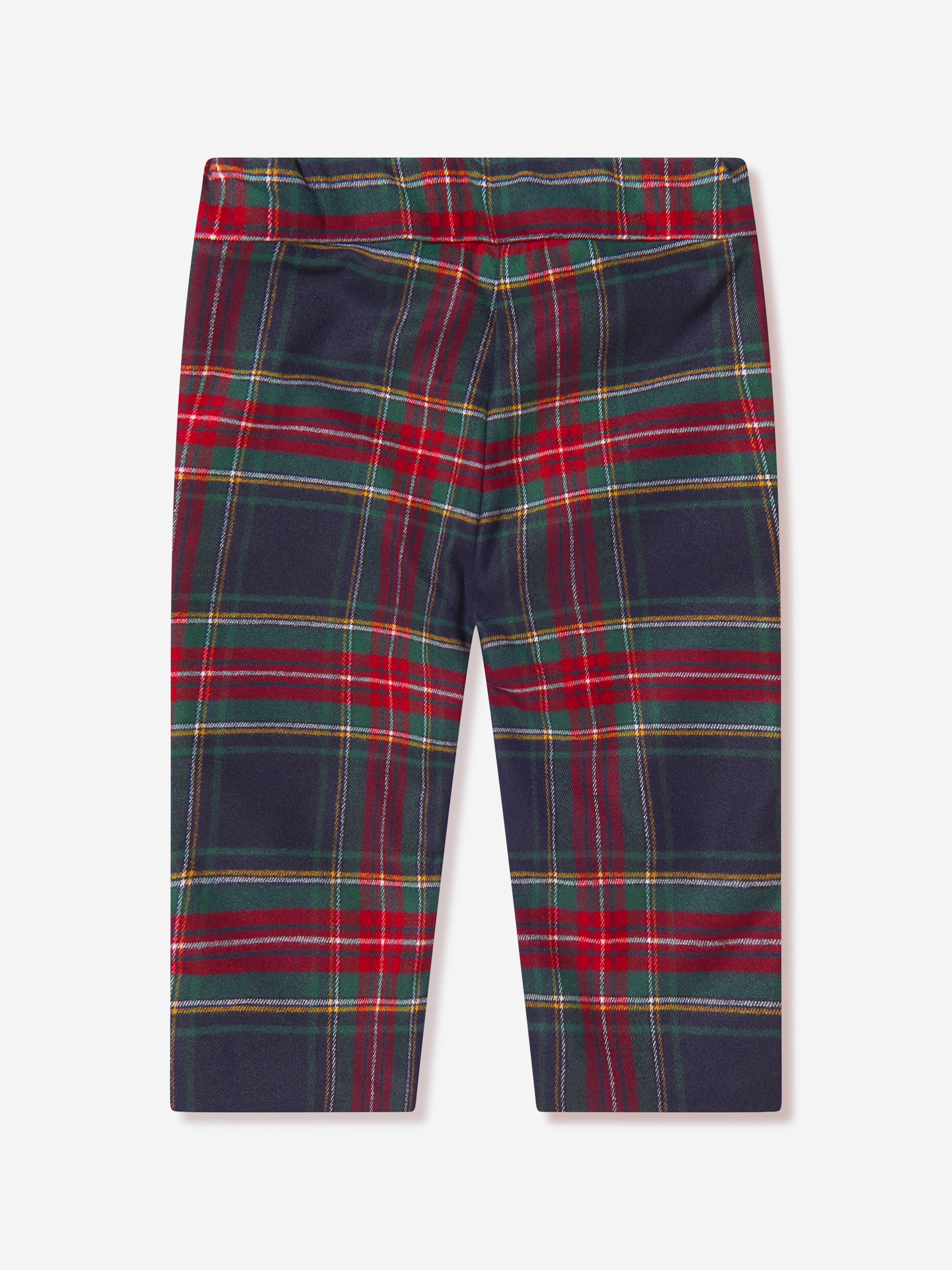 Patachou Baby Boys Tartan Check Trousers