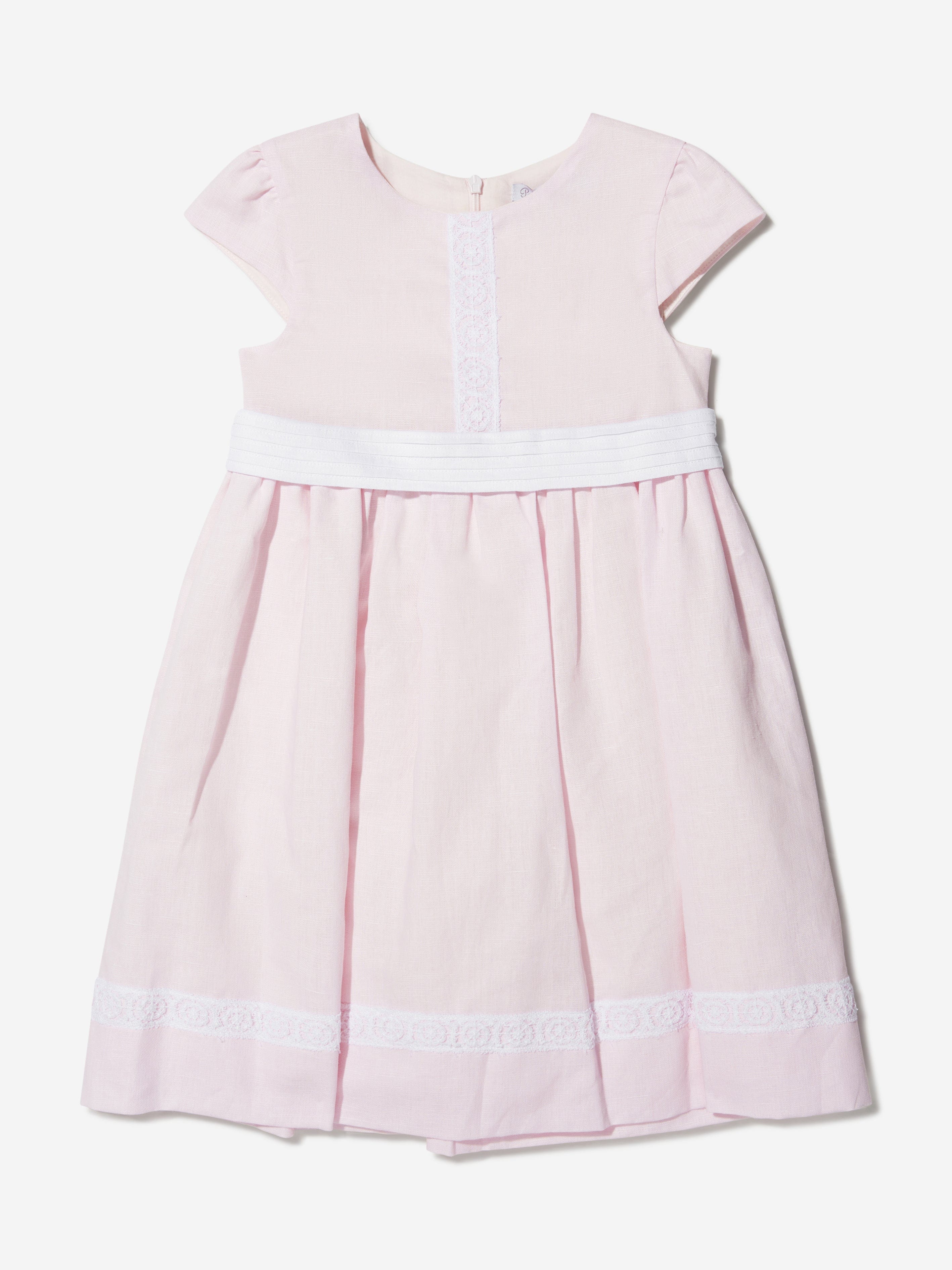 Patachou Baby Girls Linen And Cotton Dress