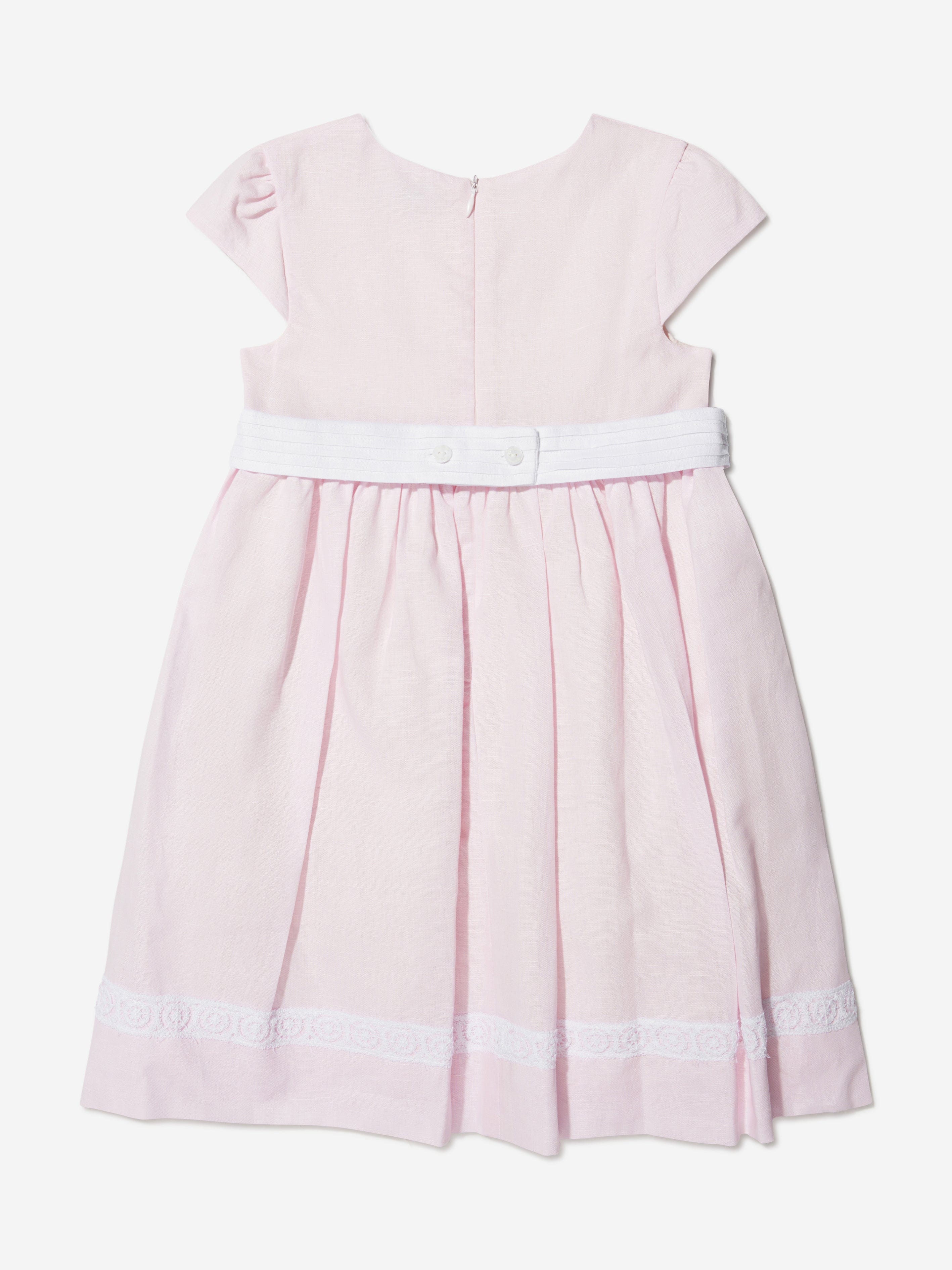 Patachou Baby Girls Linen And Cotton Dress