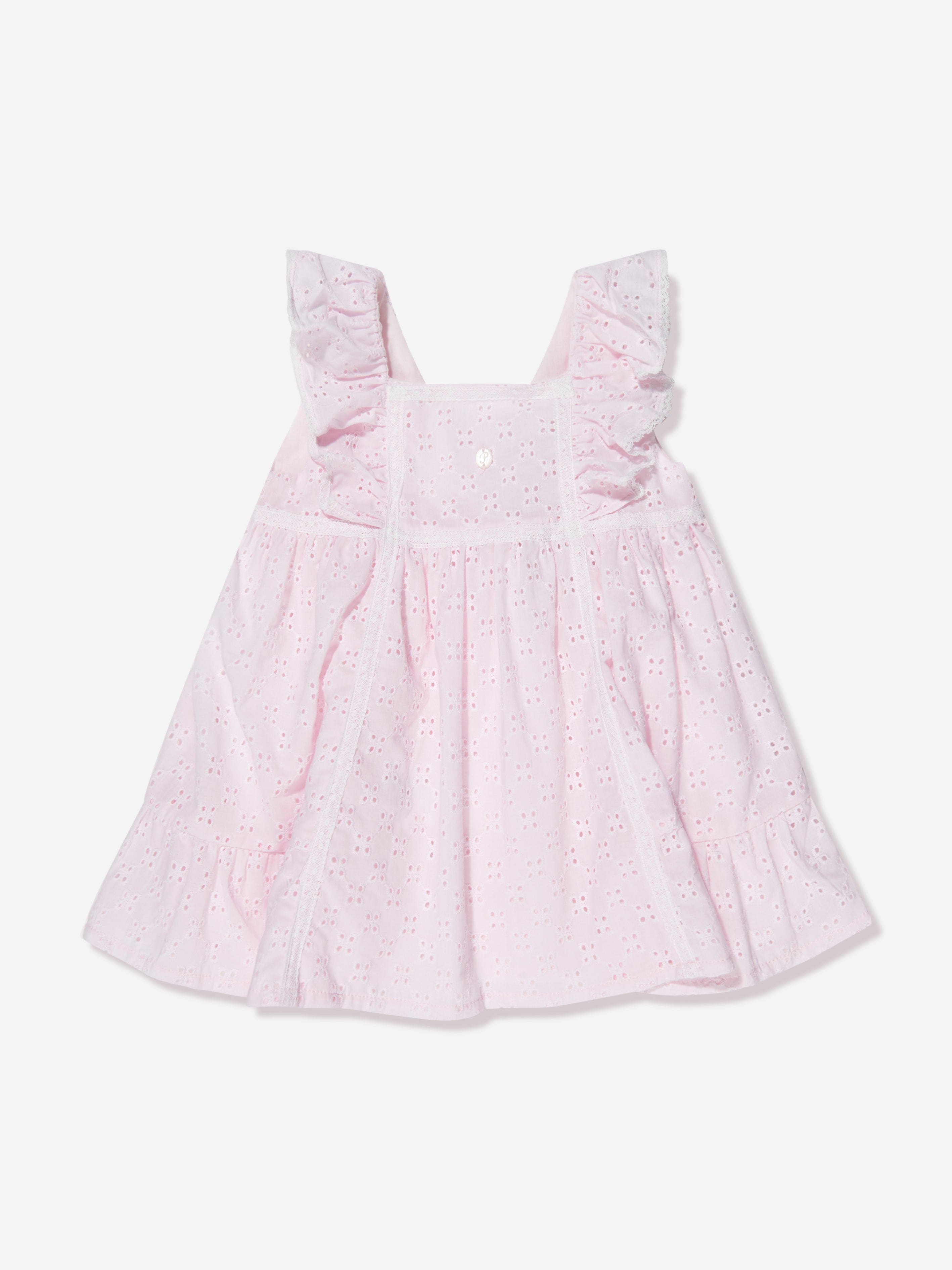 Patachou Girls Sleeveless Frilly Dress in Pink