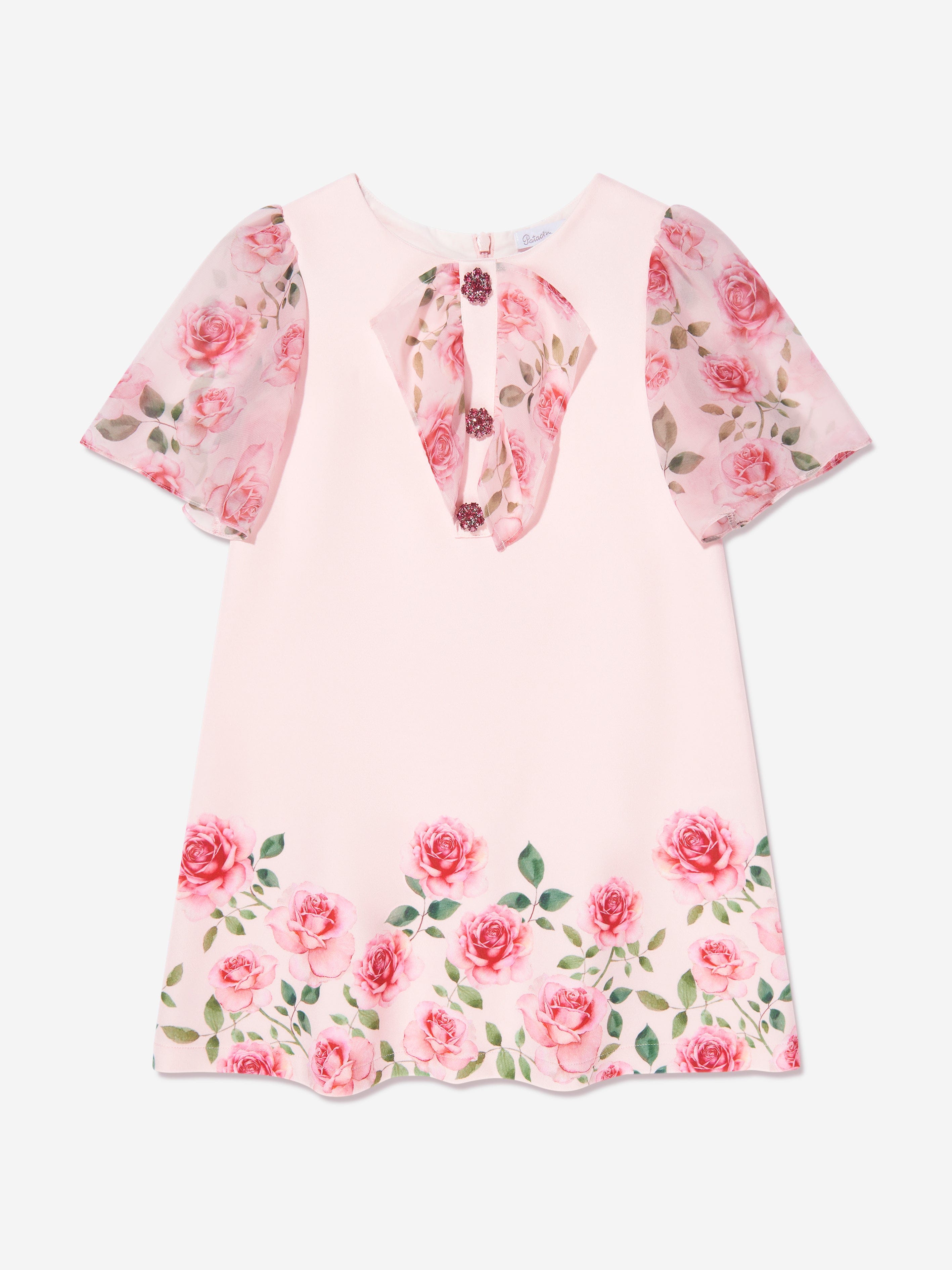 Patachou Girls Rosebud Dress in Pink