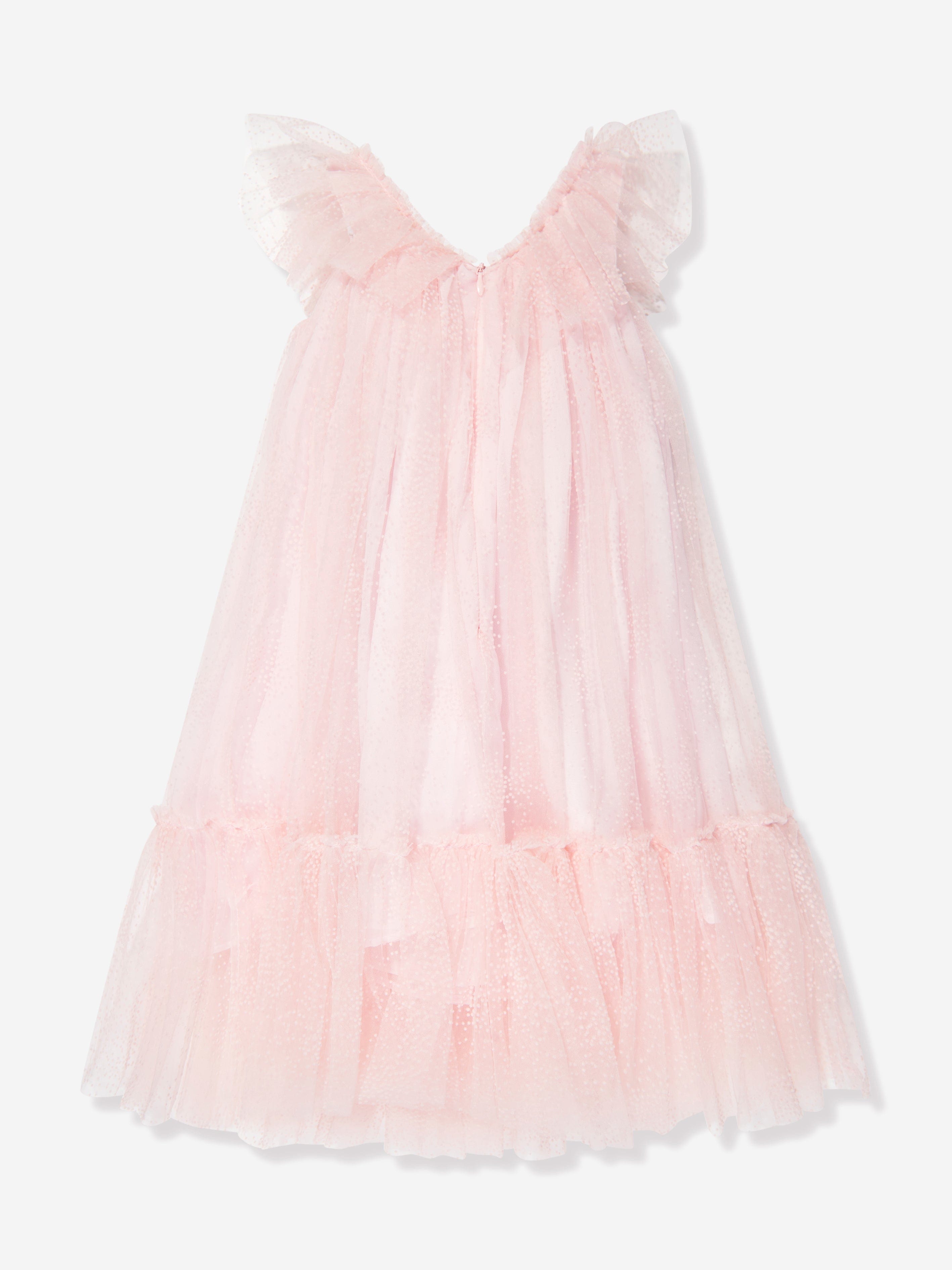 Patachou Girls Tulle Dress in Pink