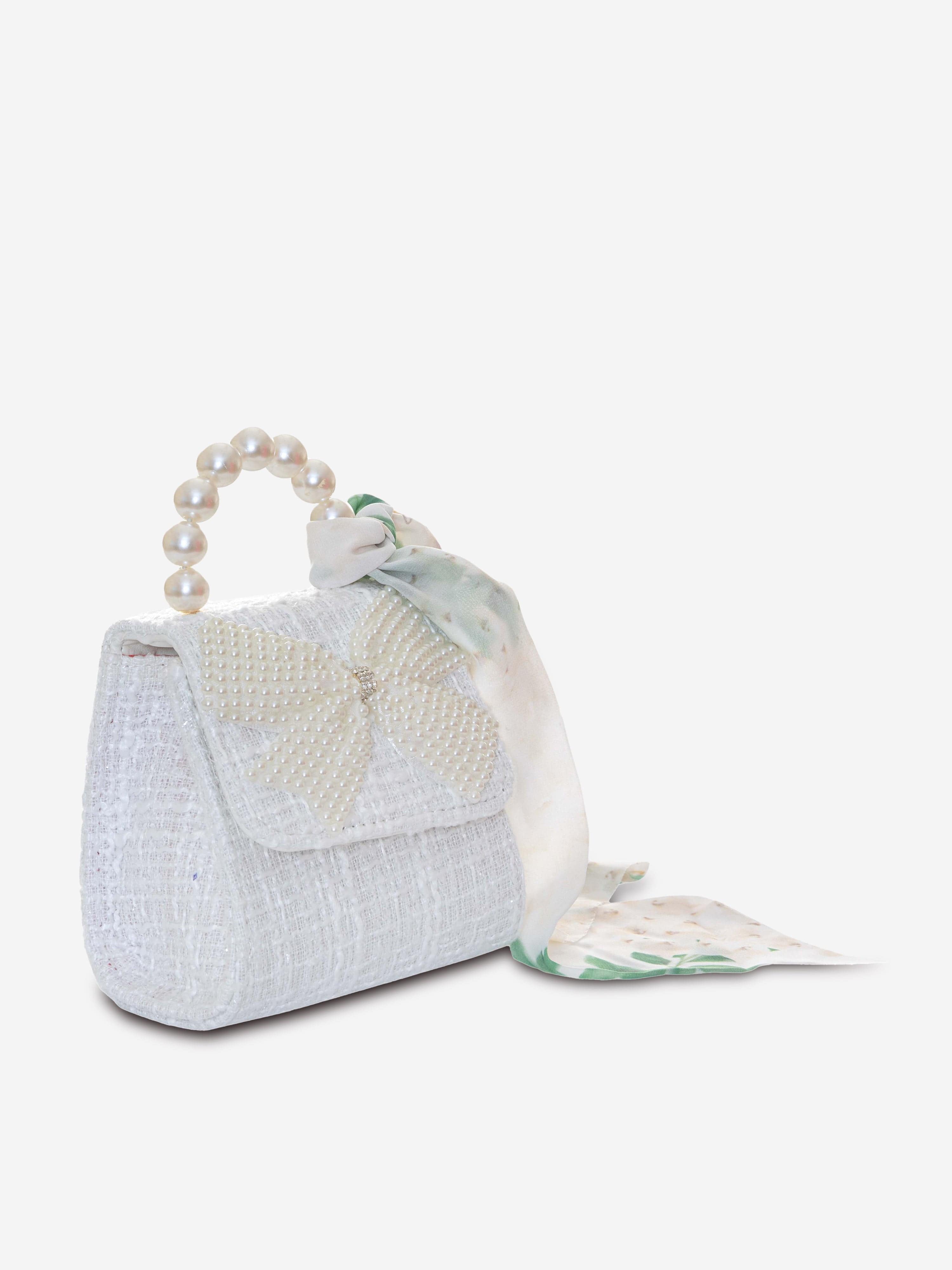 Patachou Girls Handbag in White