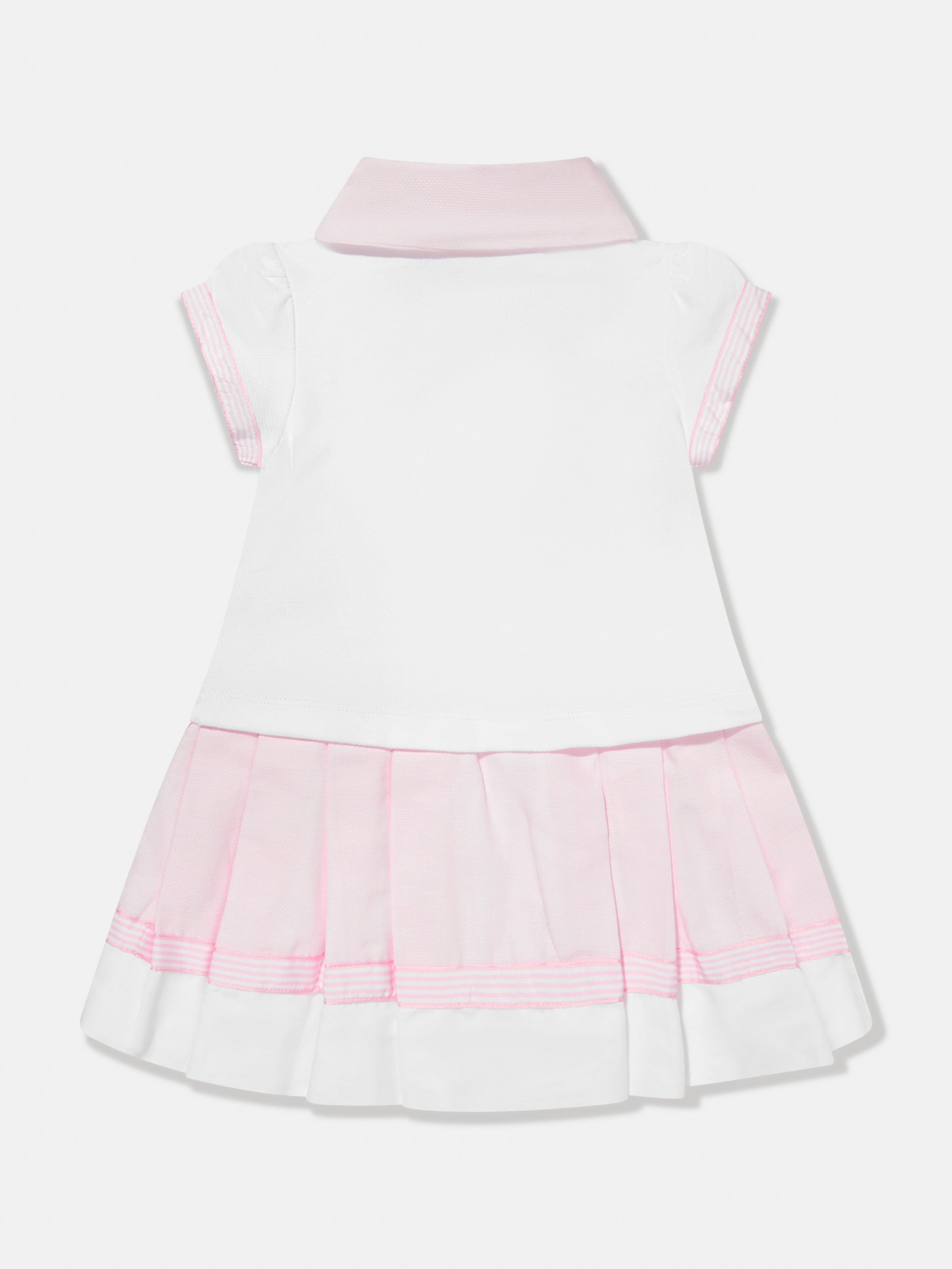 Patachou Girls Polo Dress in Pink