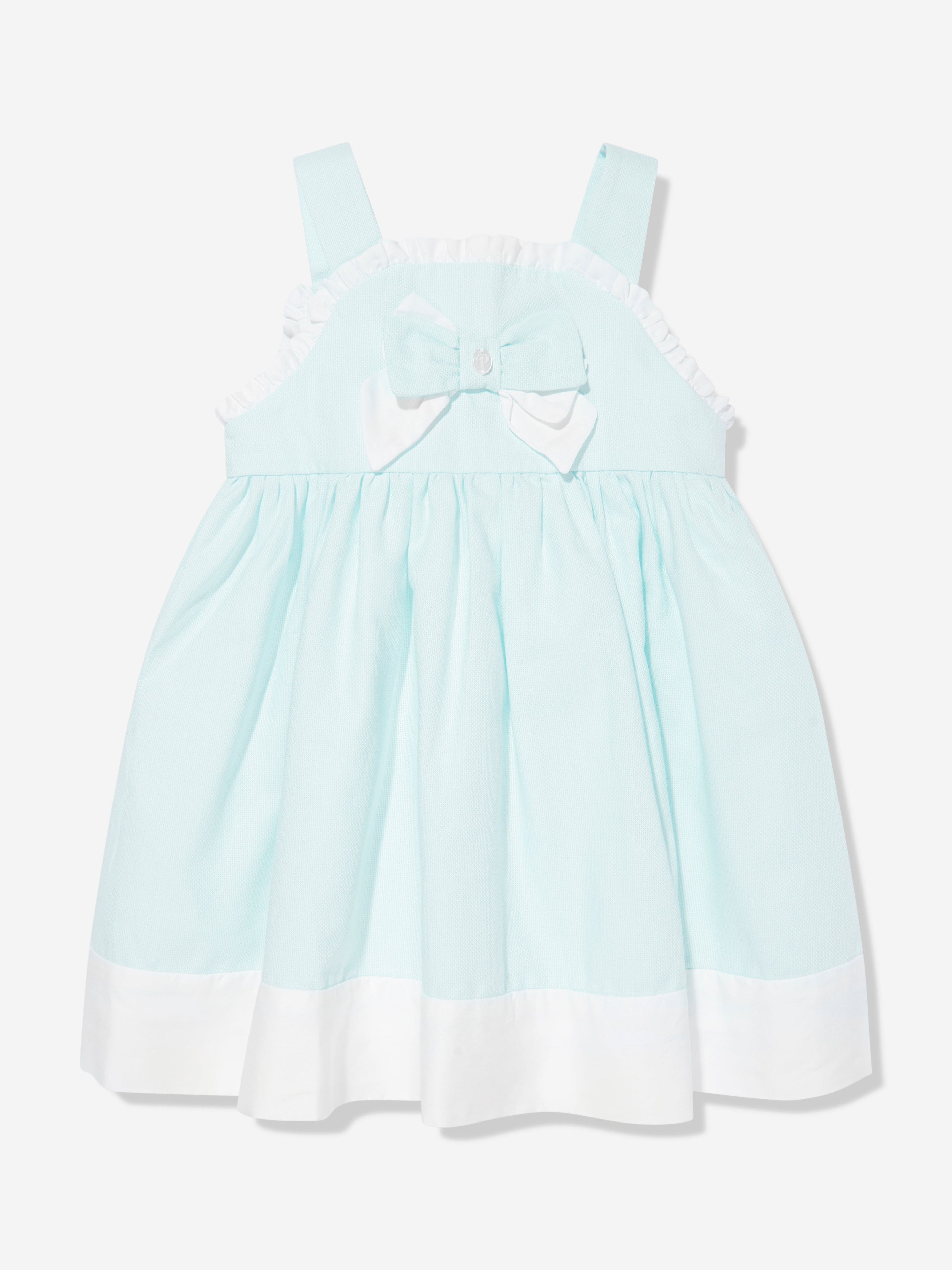 Patachou Girls Pinafore Dress in Blue