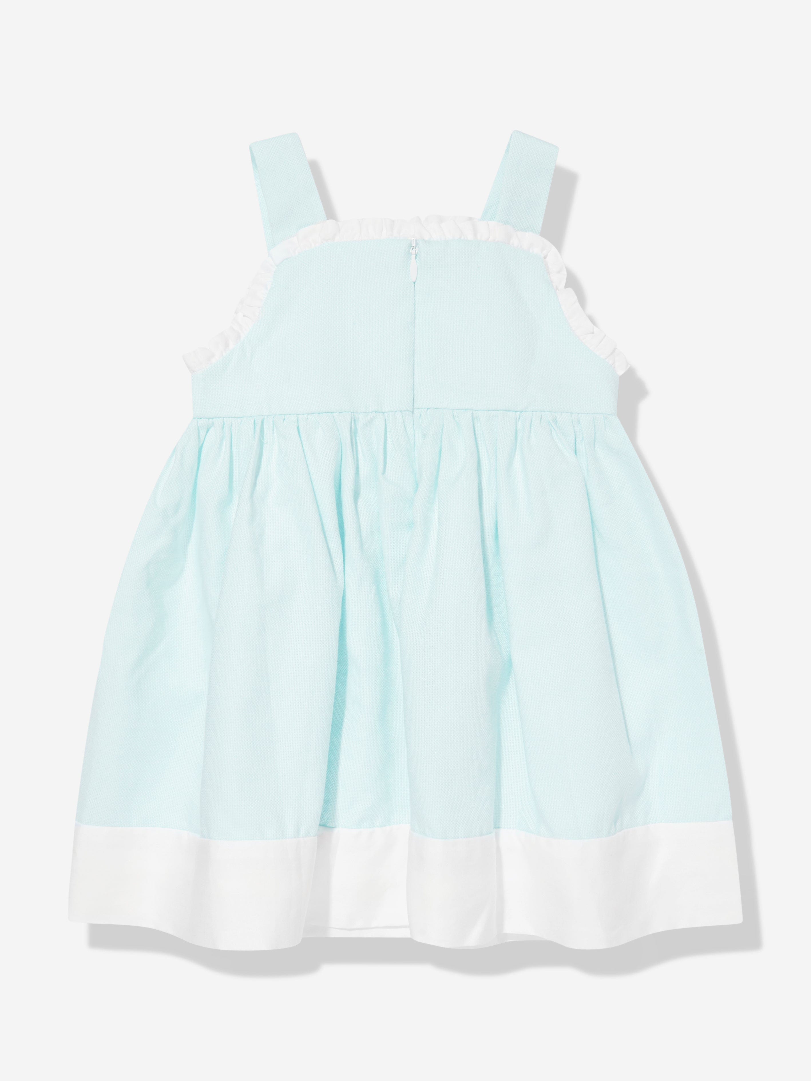 Patachou Girls Pinafore Dress in Blue