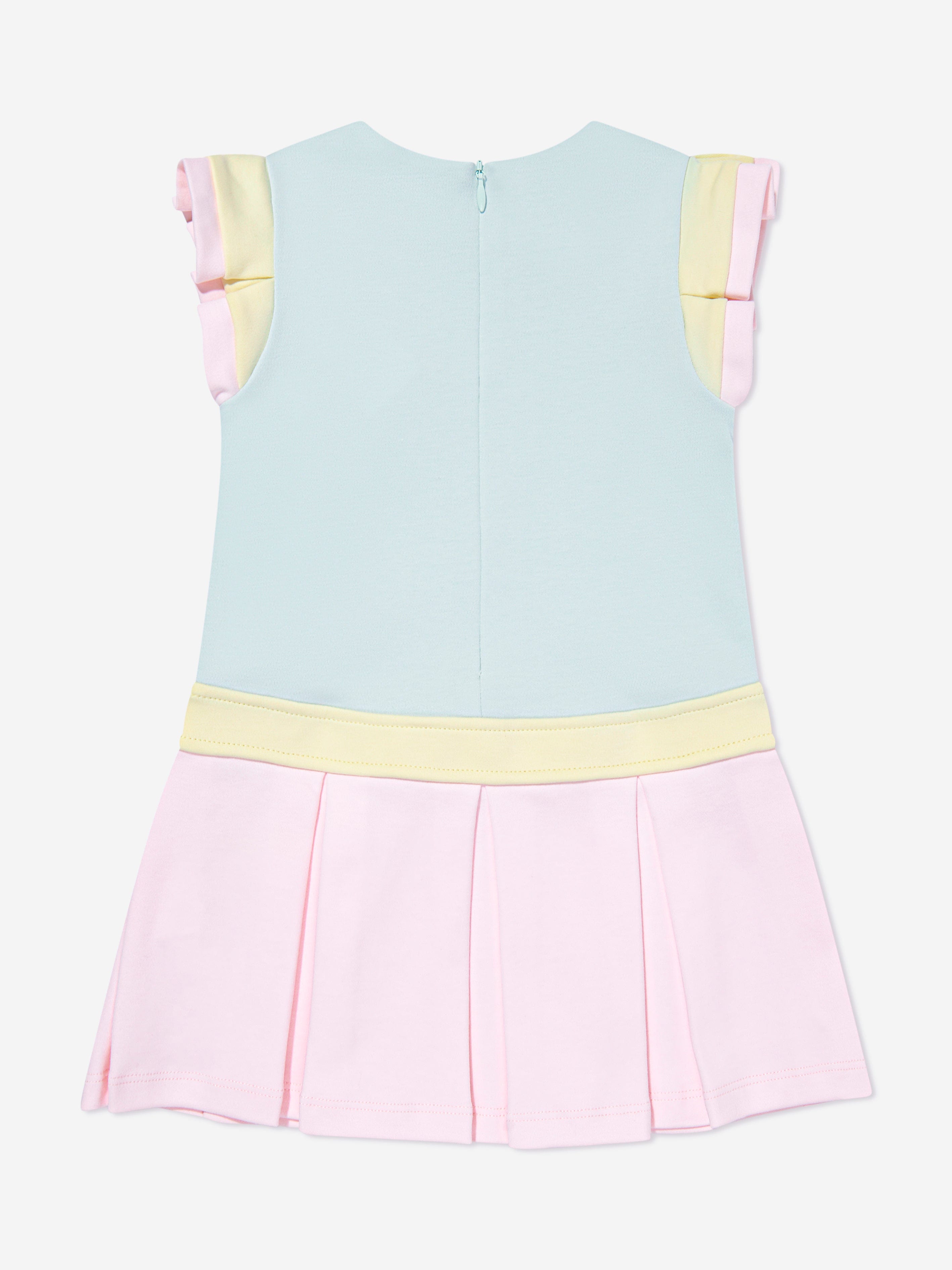 Patachou Girls Colourblock Dress in Multicolour