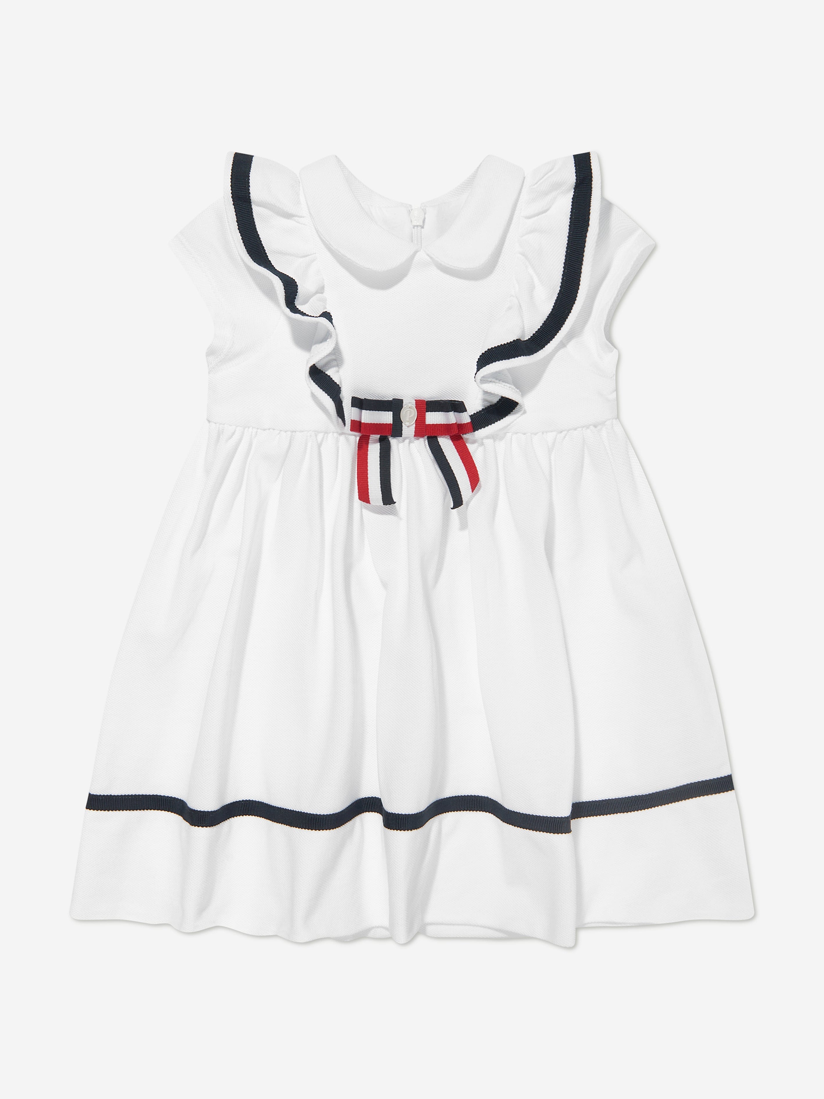 Patachou Girls Cruise Polo Dress in White