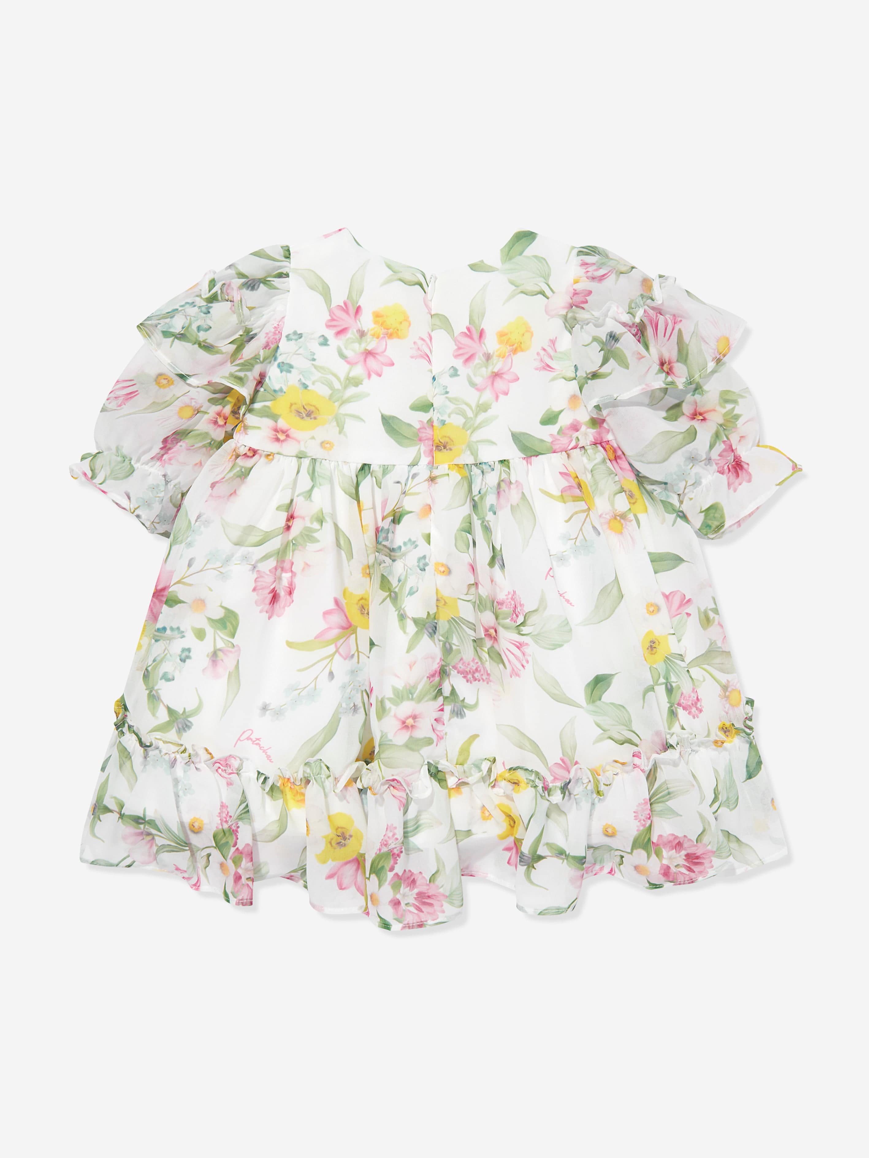 Patachou Girls Floral Occasion Dress in Multicolour