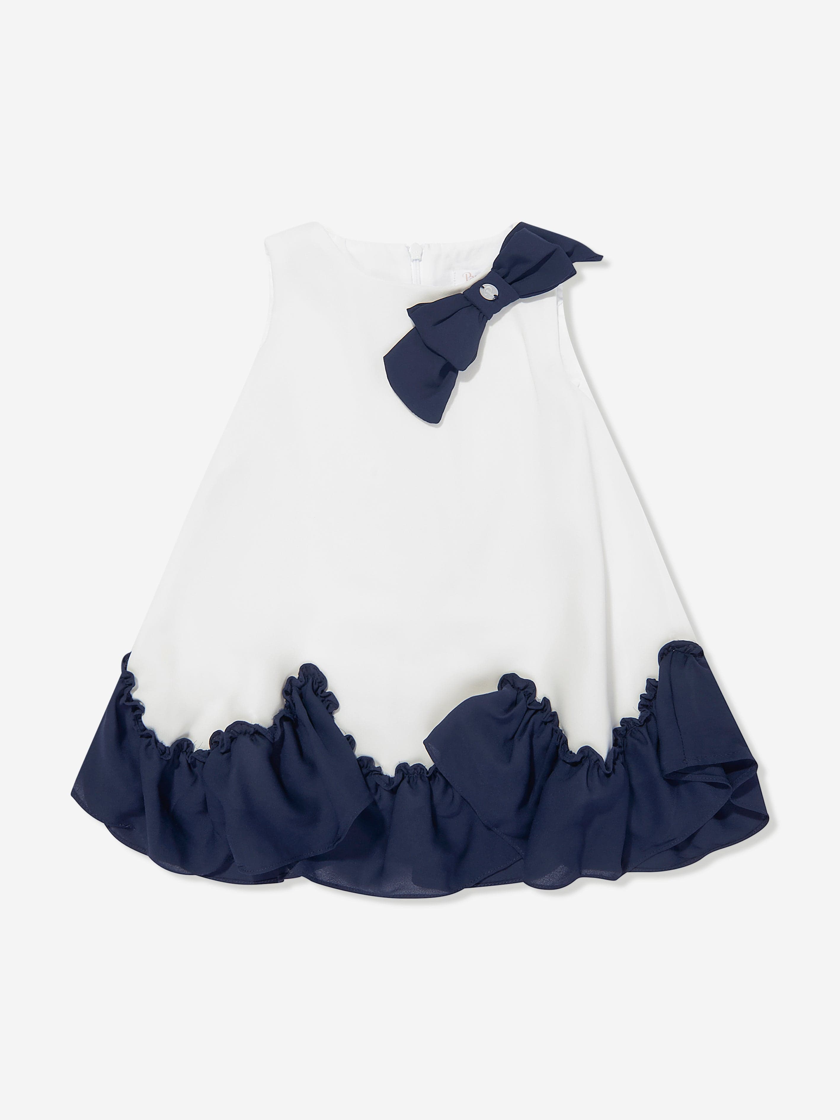 Patachou Girls Yacht Club Dress in White