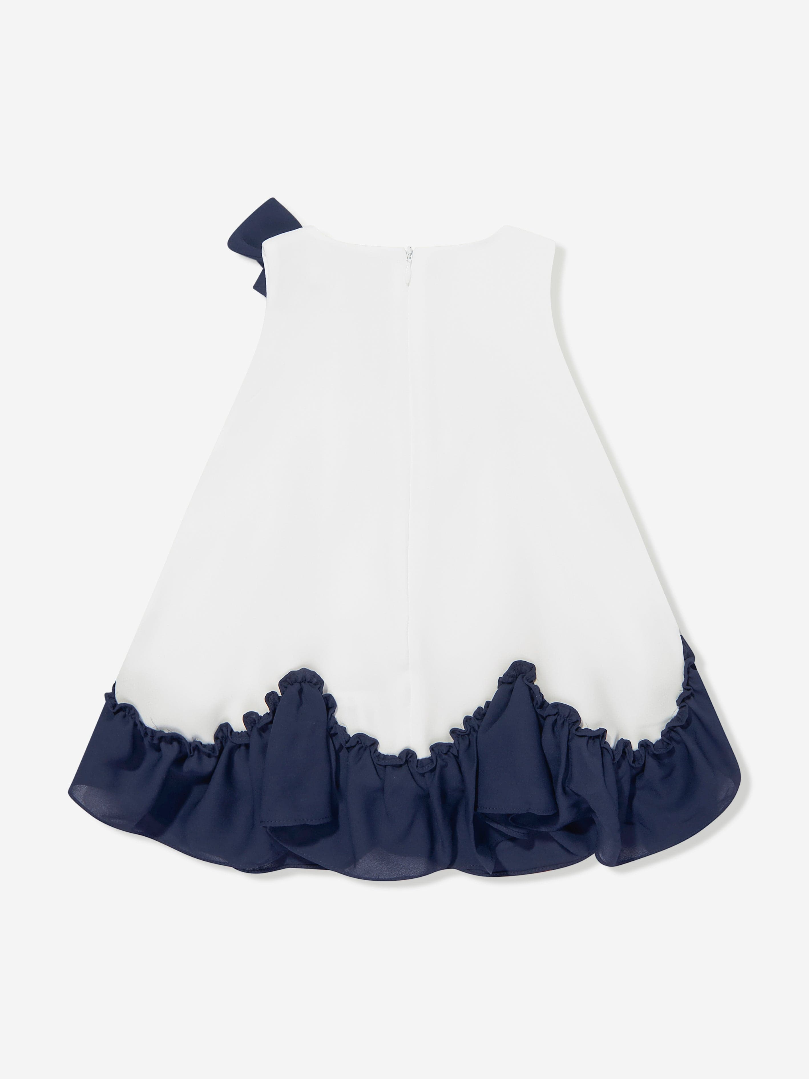 Patachou Girls Yacht Club Dress in White