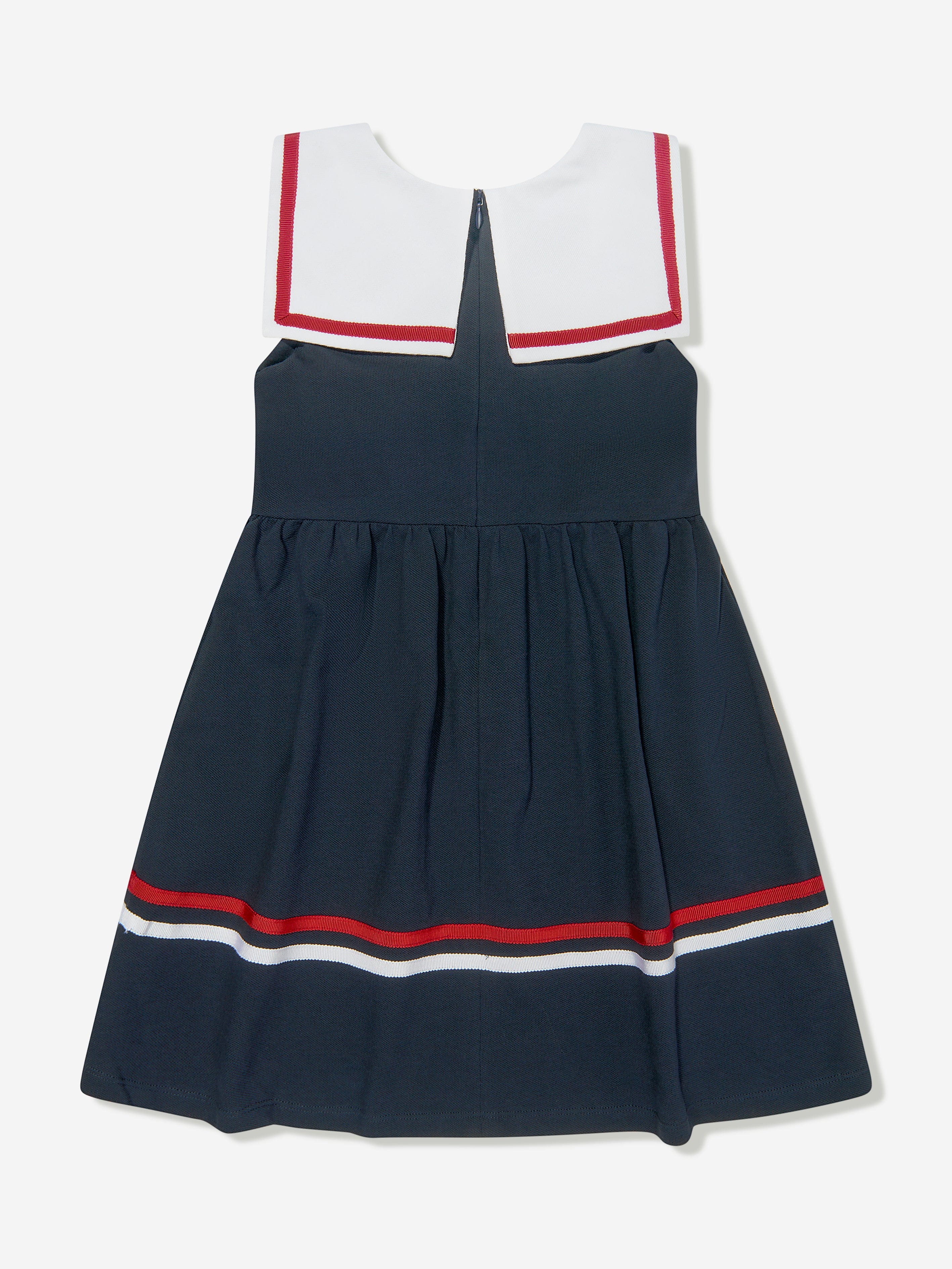 Patachou Girls Sailor Dress in Navy