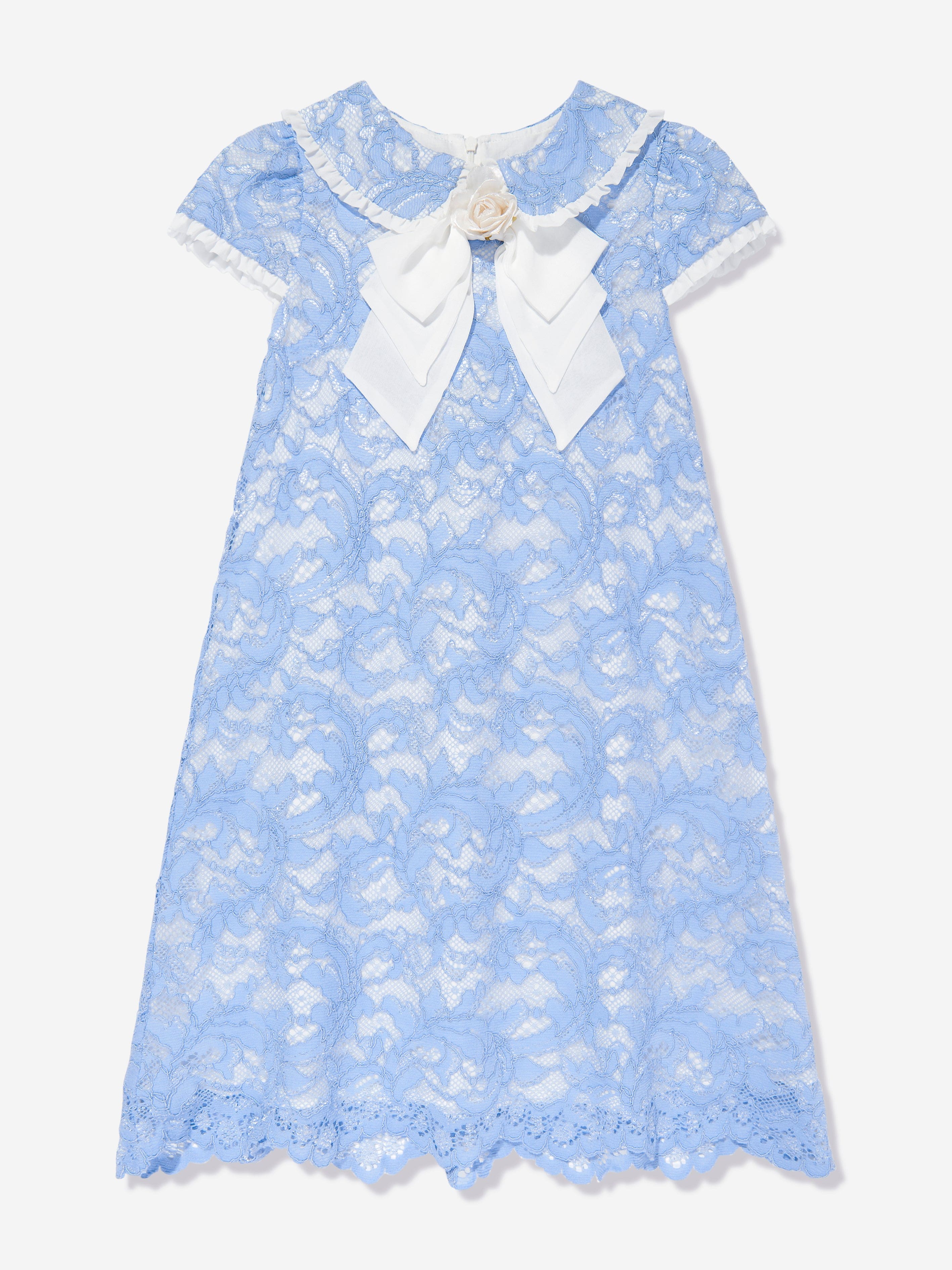 Patachou Girls Party Dress in Blue