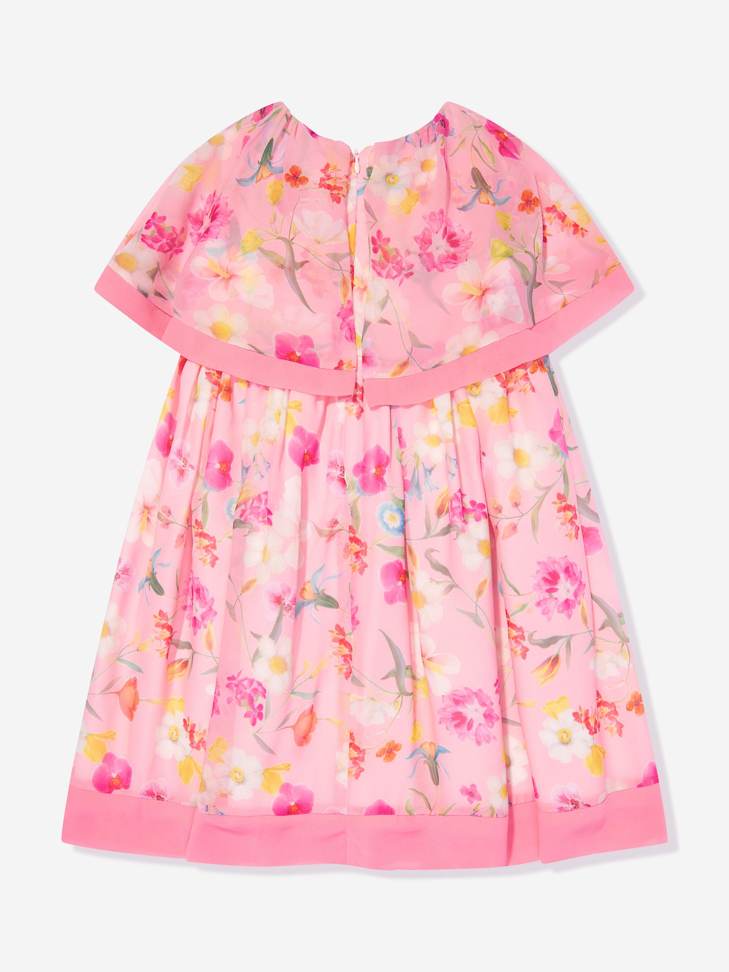 Patachou Girls Floral Party Dress in Pink