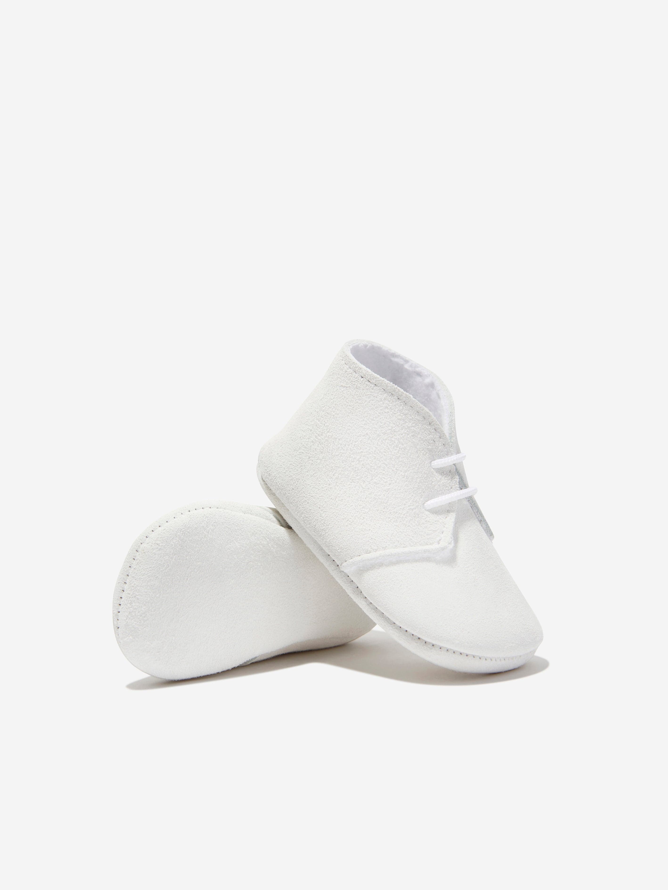 Paz Rodriguez Baby Boys Pre-Walker Shoes in Ivory