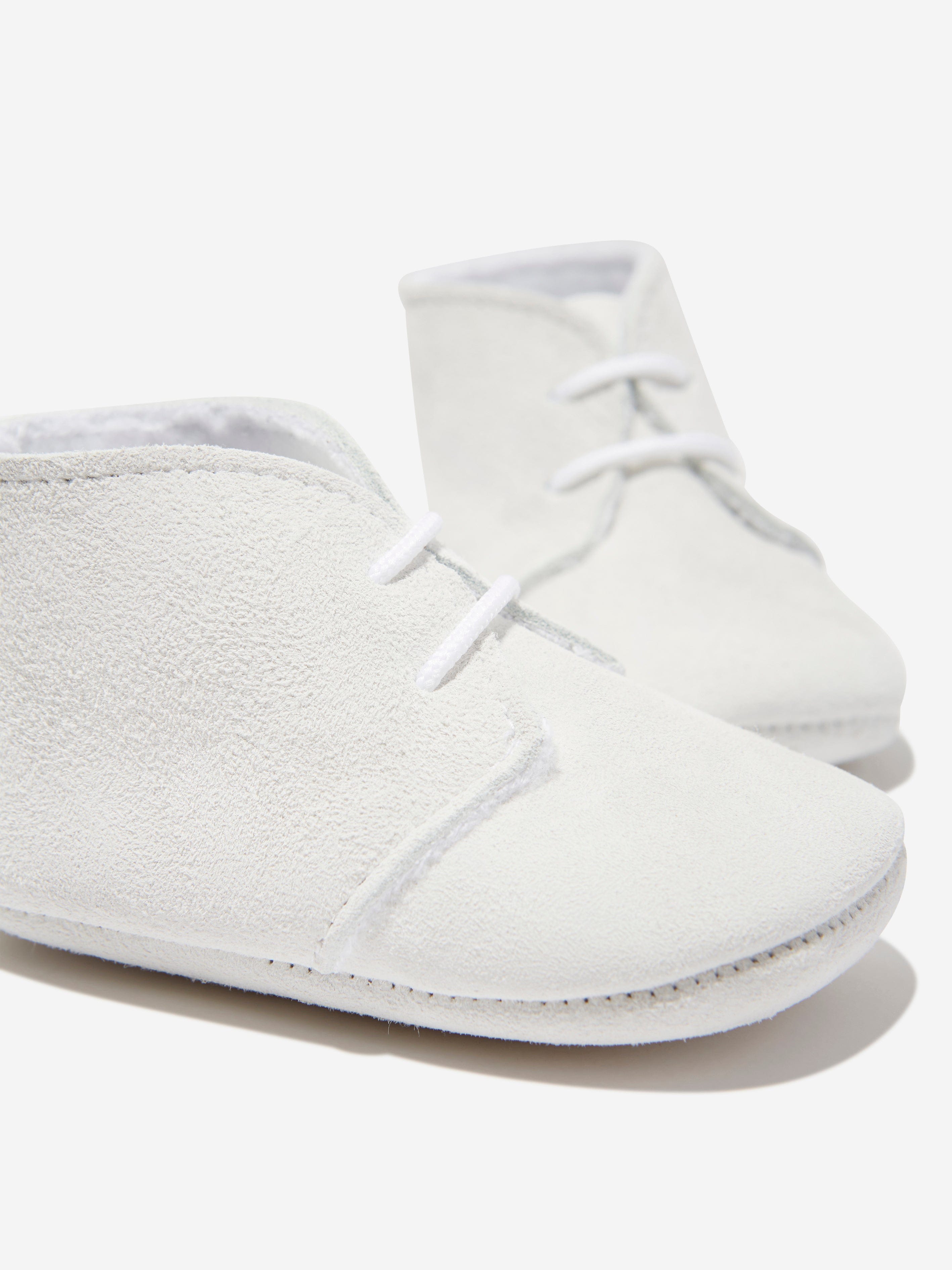 Paz Rodriguez Baby Boys Pre-Walker Shoes in Ivory