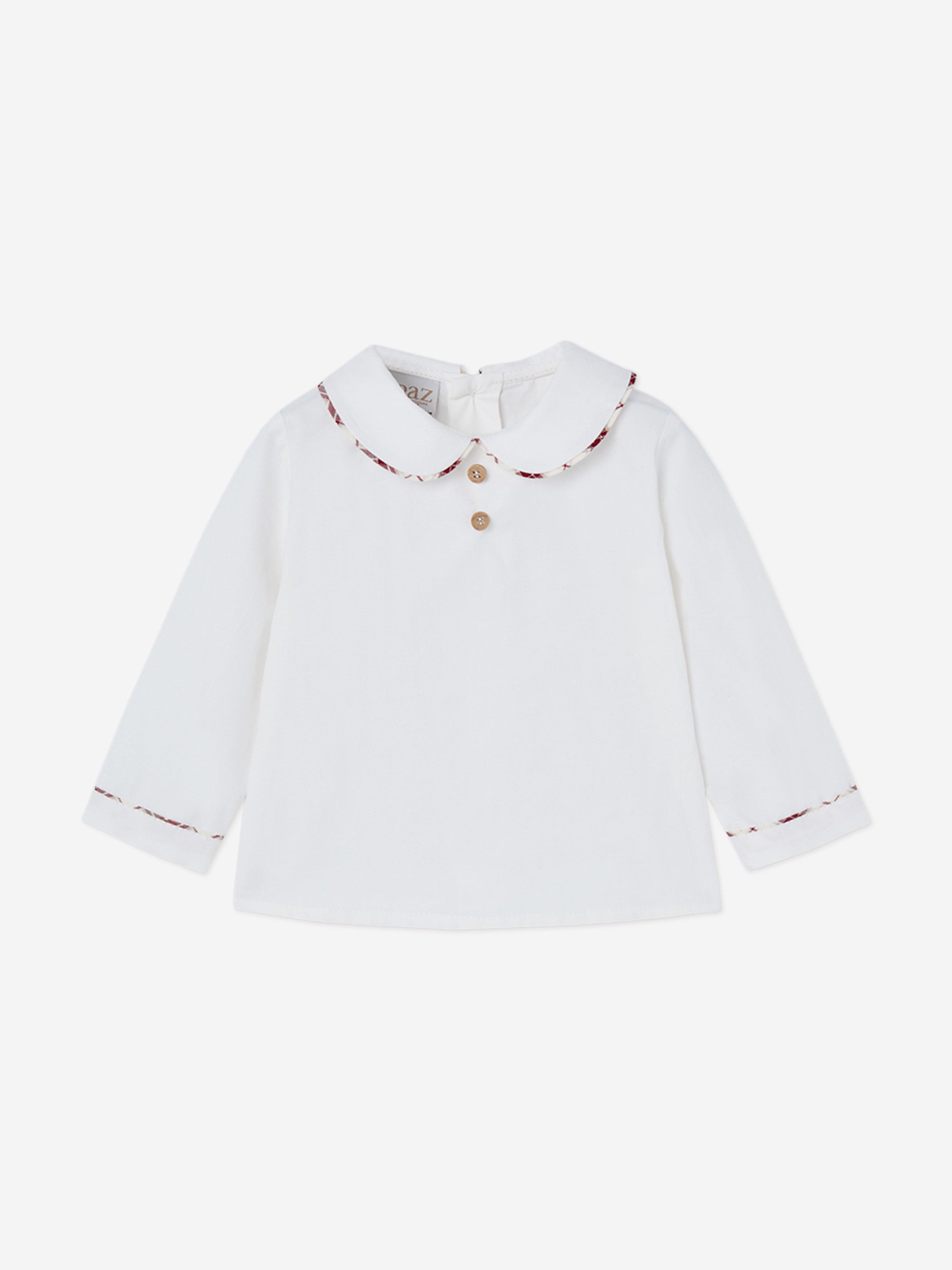 Paz Rodriguez Baby Boys Shirt and Shorts Set in Ivory