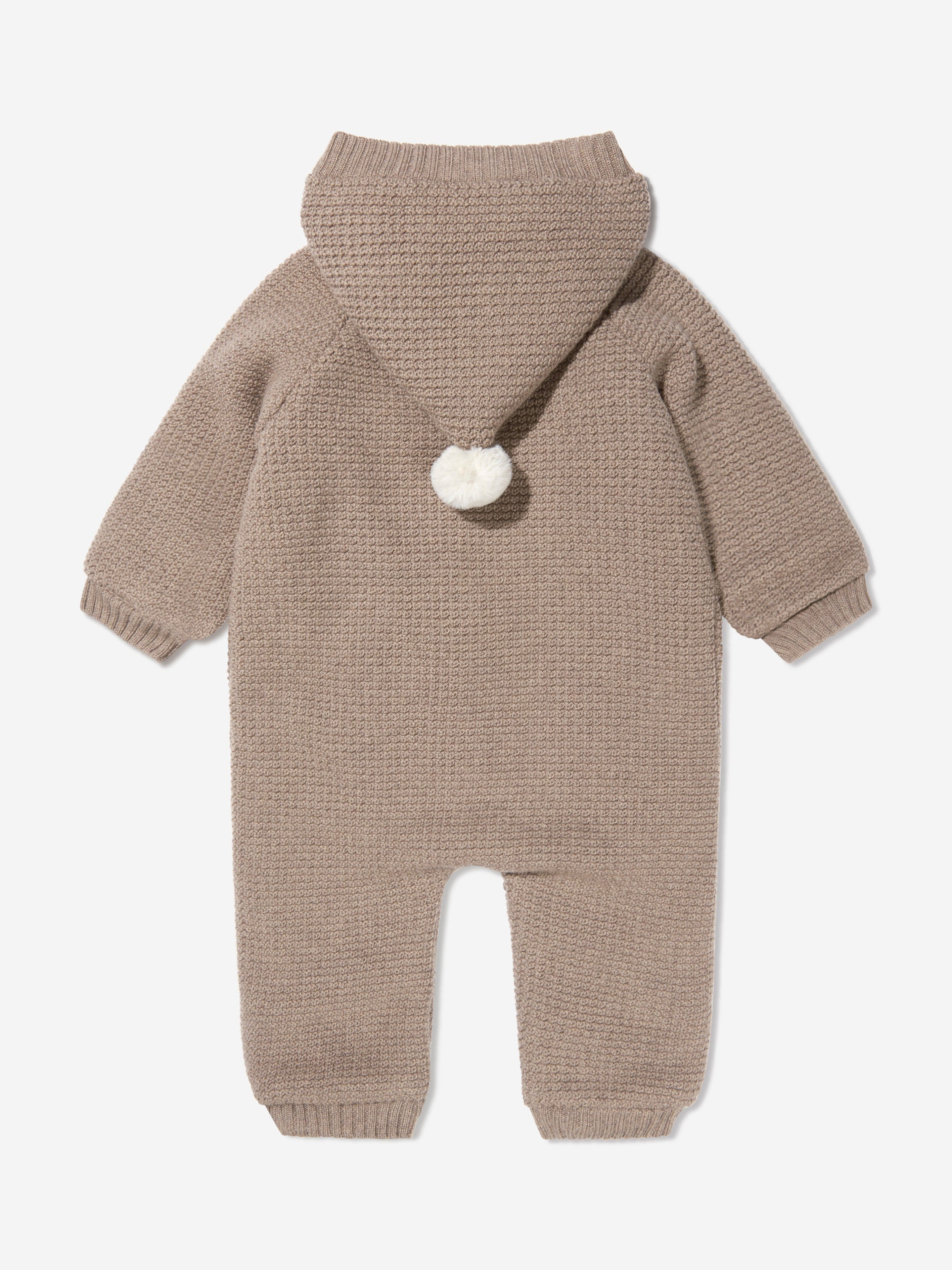 Paz Rodriguez Baby Knitted Pramsuit With Booties