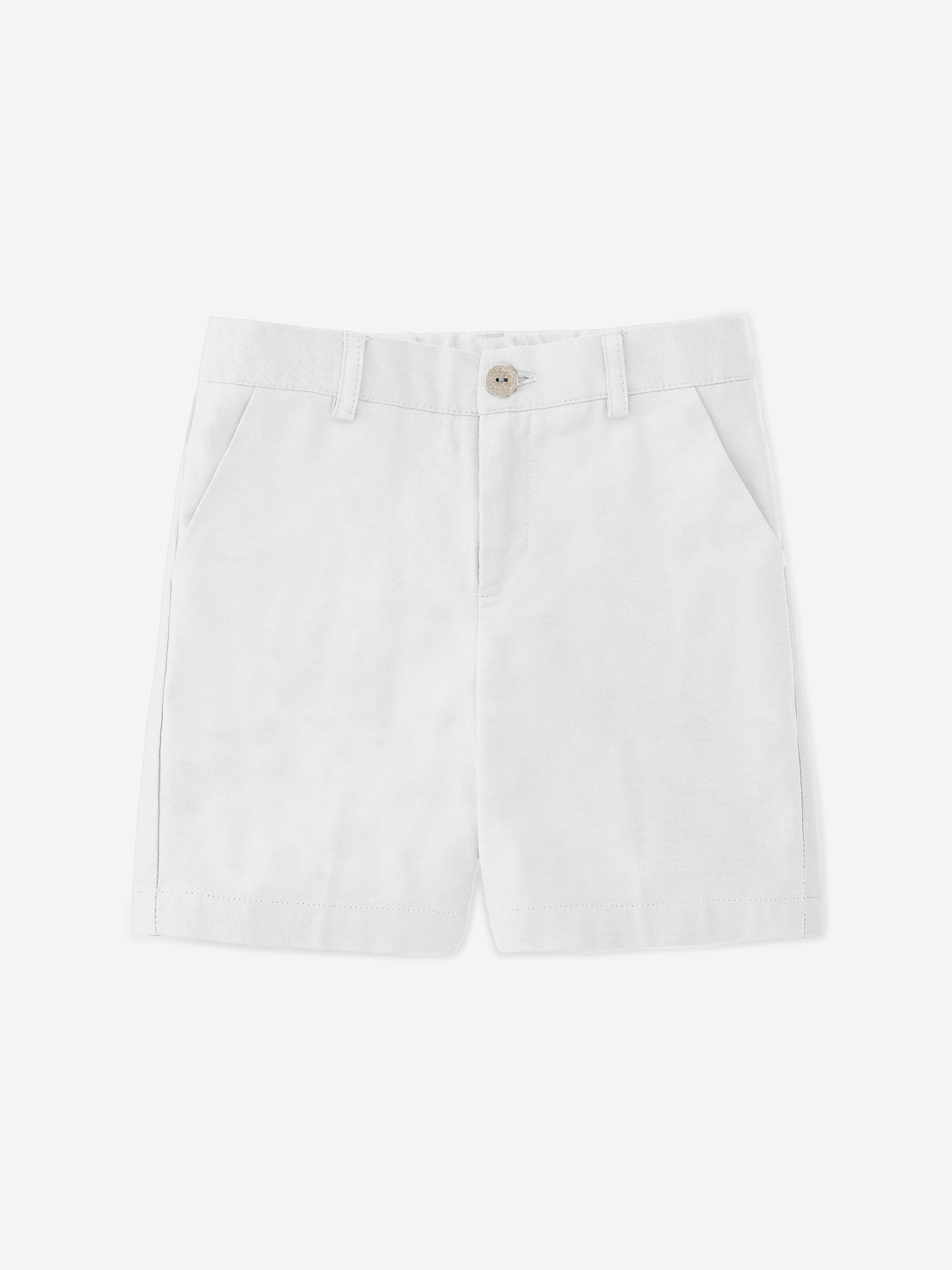 Paz Rodriguez Boys Woven Shorts in White