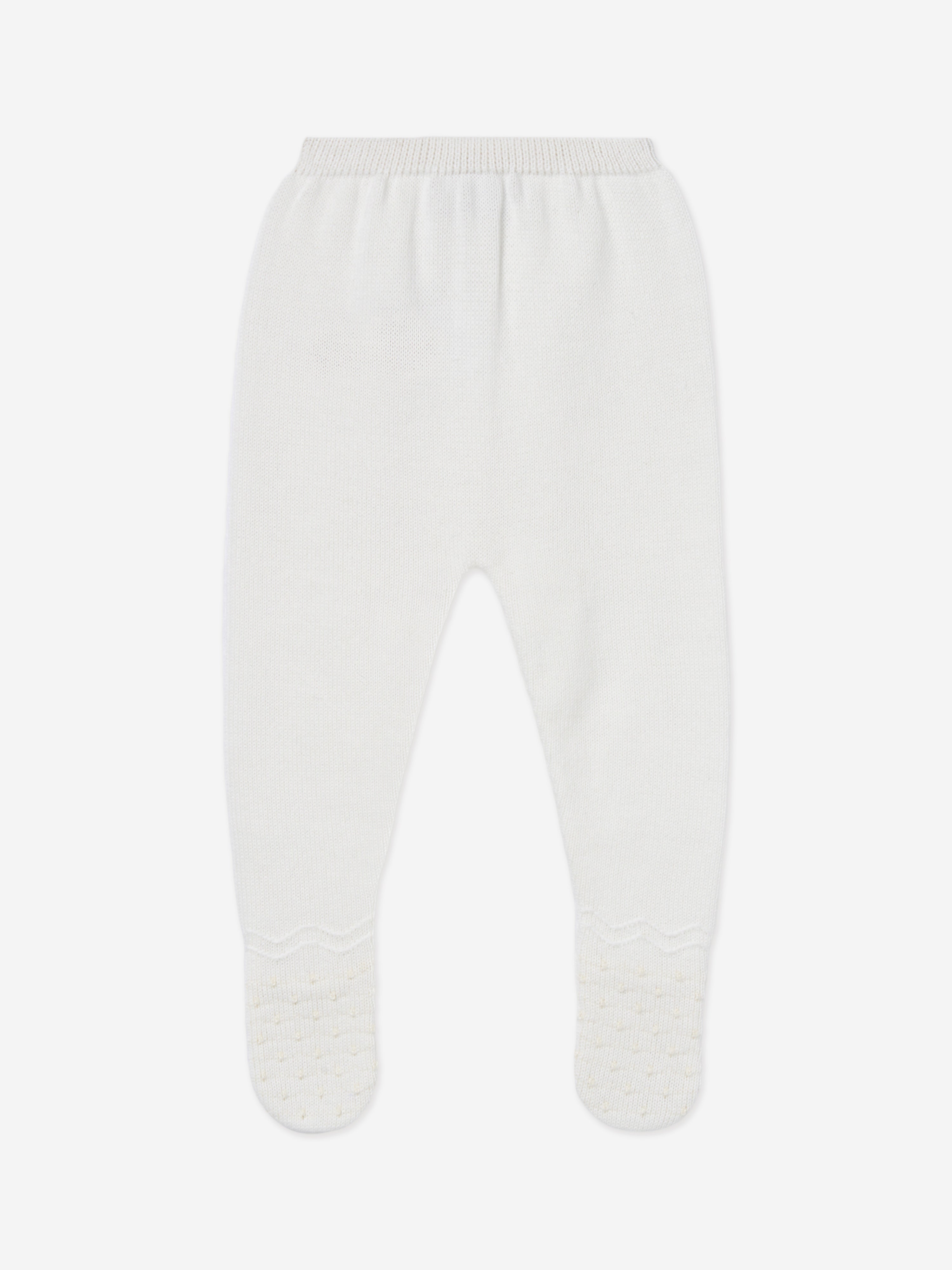 Paz Rodriguez Baby 2 Piece Cotton Knit Set in Ivory