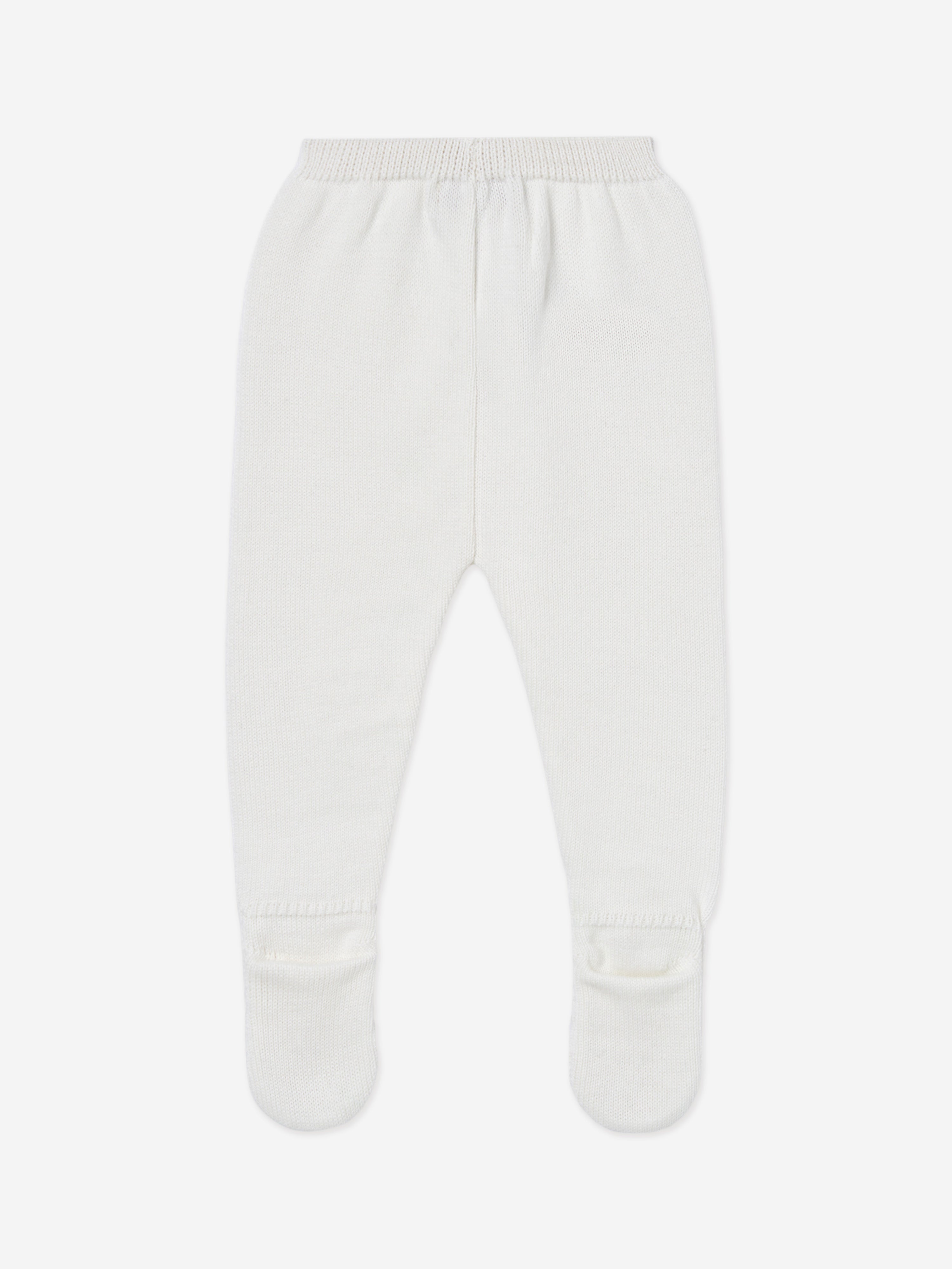 Paz Rodriguez Baby 2 Piece Cotton Knit Set in Ivory
