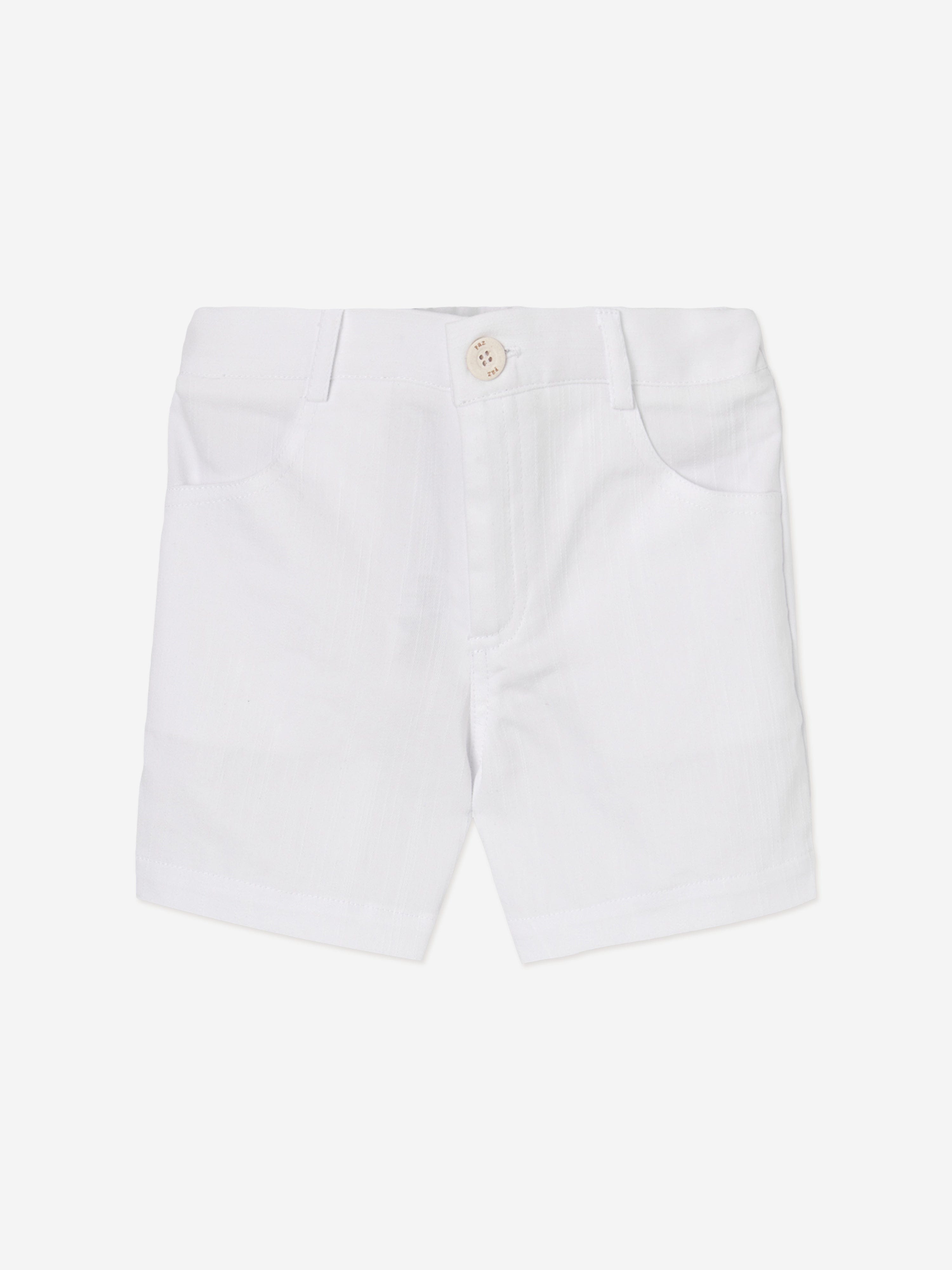 Paz Rodriguez Baby Boys Cotton Short Set in Blue