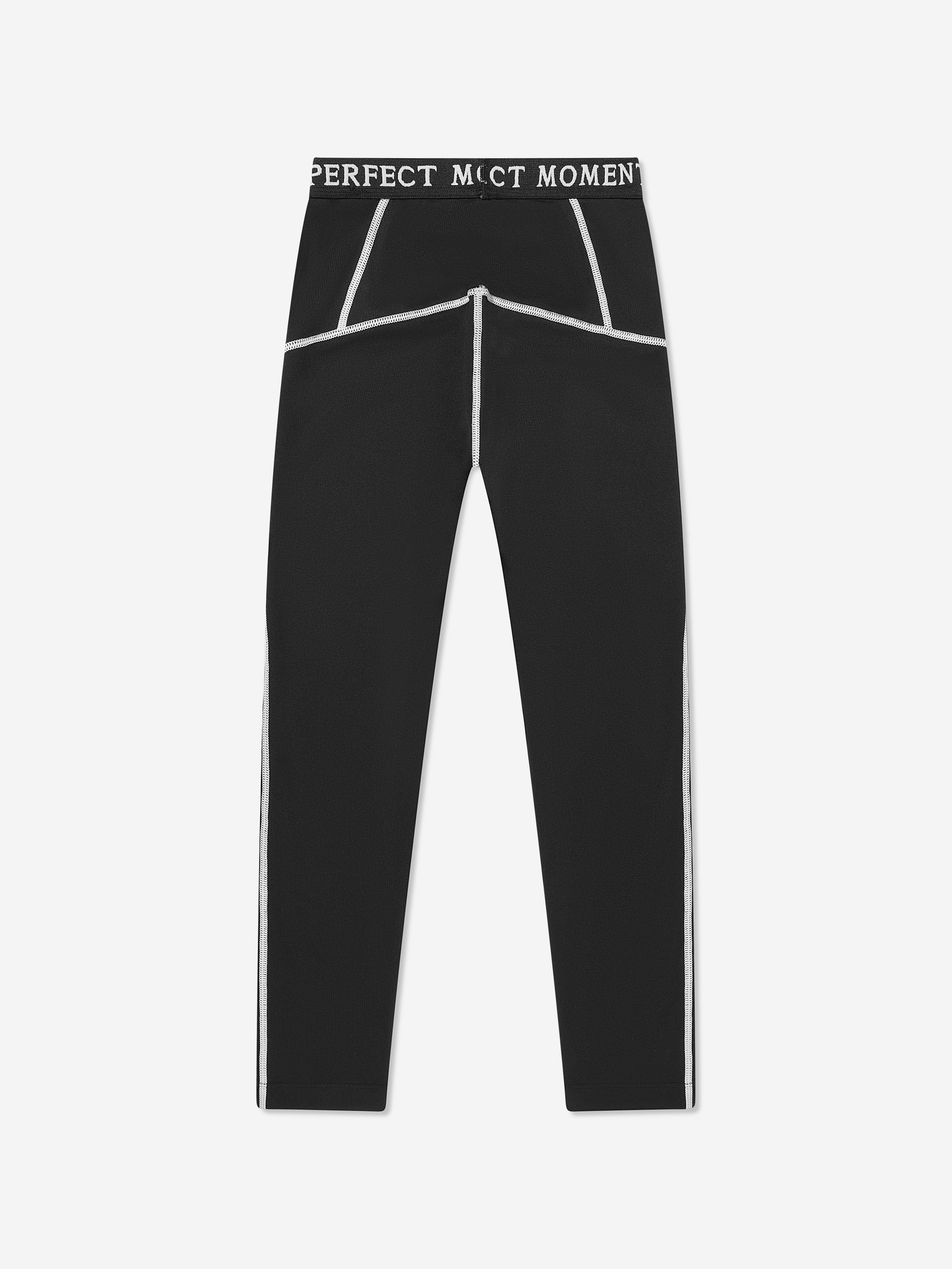 Perfect Moment Kids Thermal Base Layer Leggings in Black