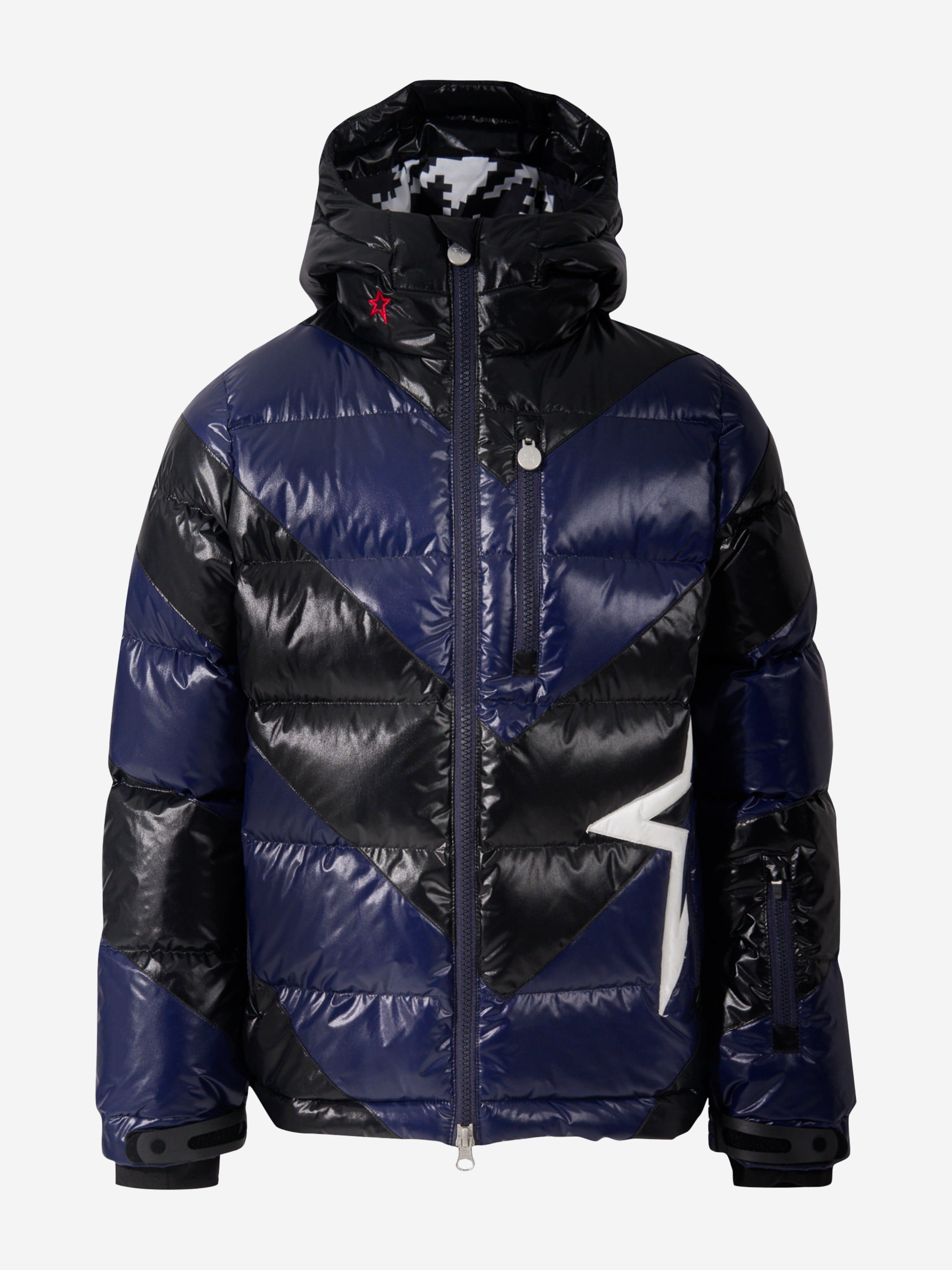 Perfect Moment Kids Down Padded Super Mojo Ski Jacket in Black