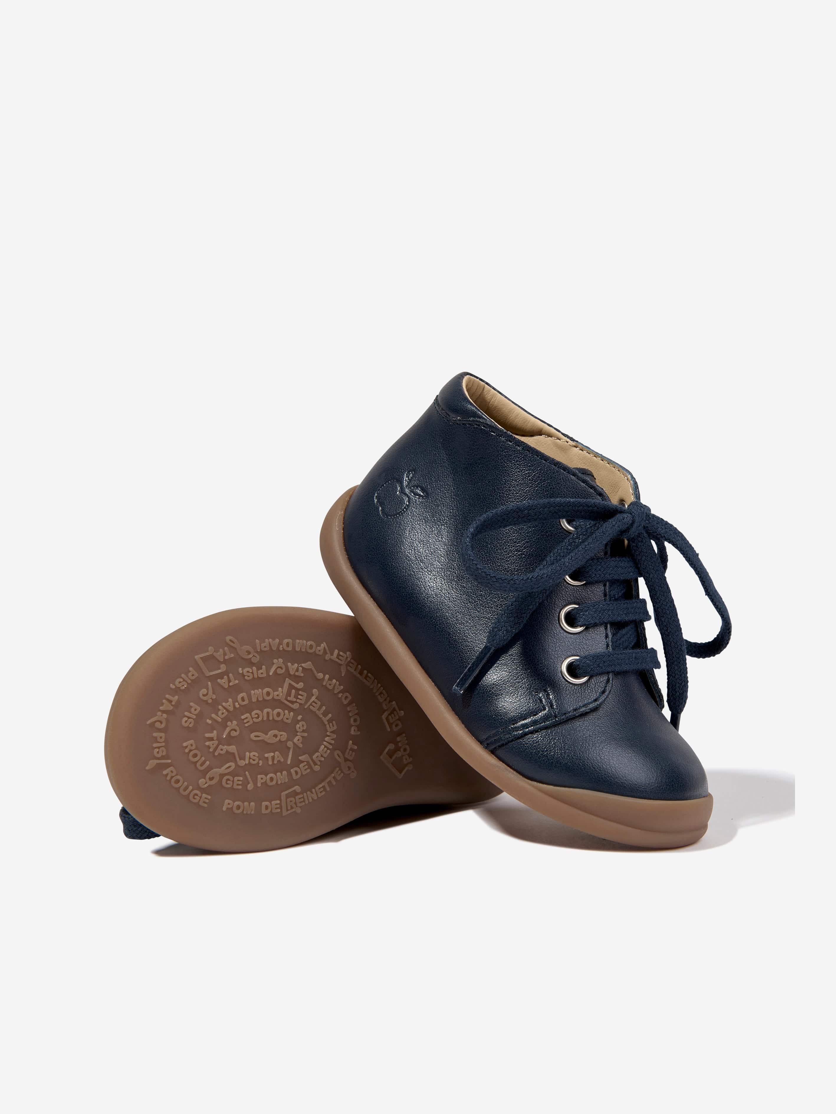 Pom D'Api Kids Vegan Flex-Up Boots in Navy