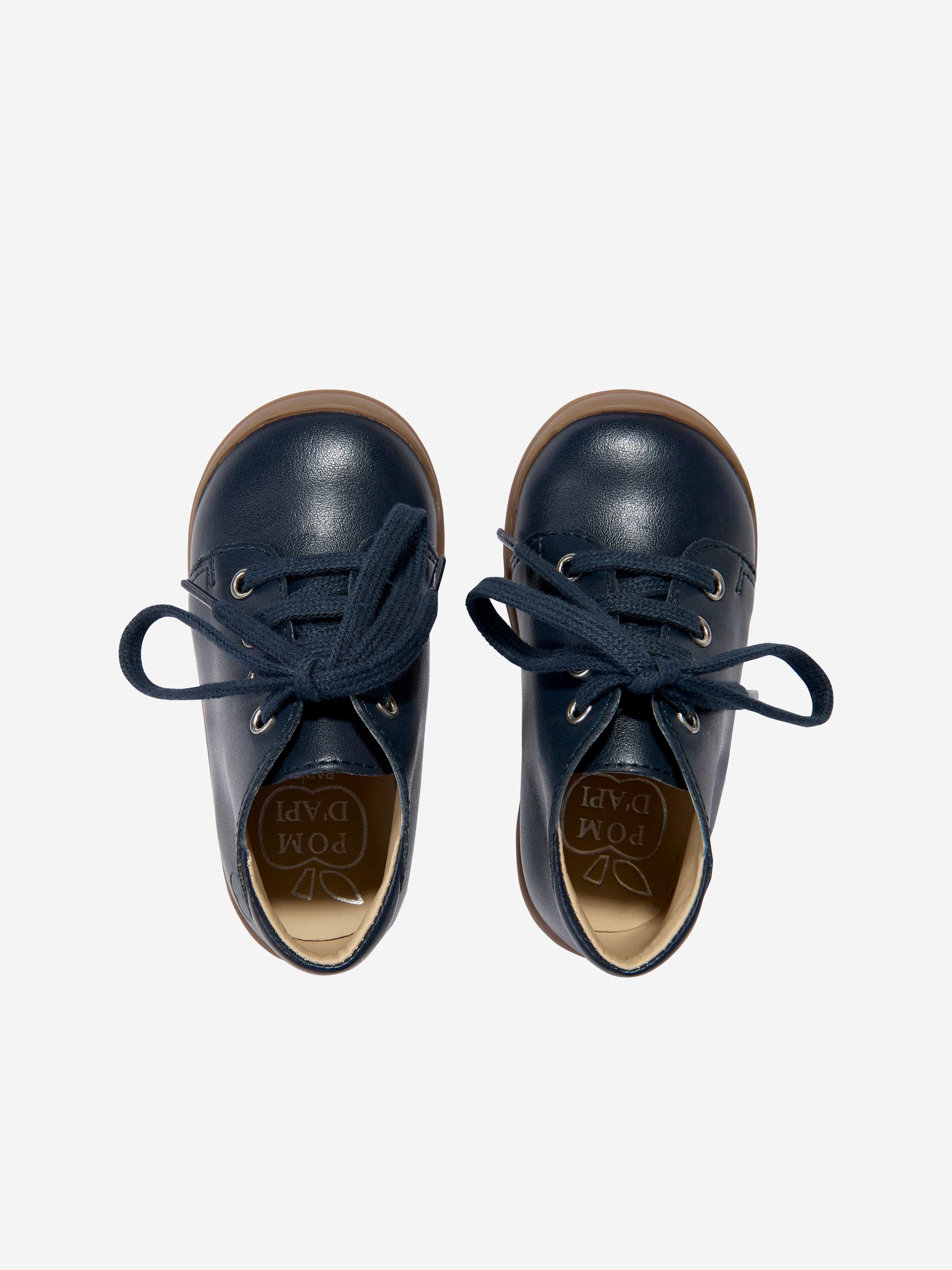 Pom D'Api Kids Vegan Flex-Up Boots in Navy