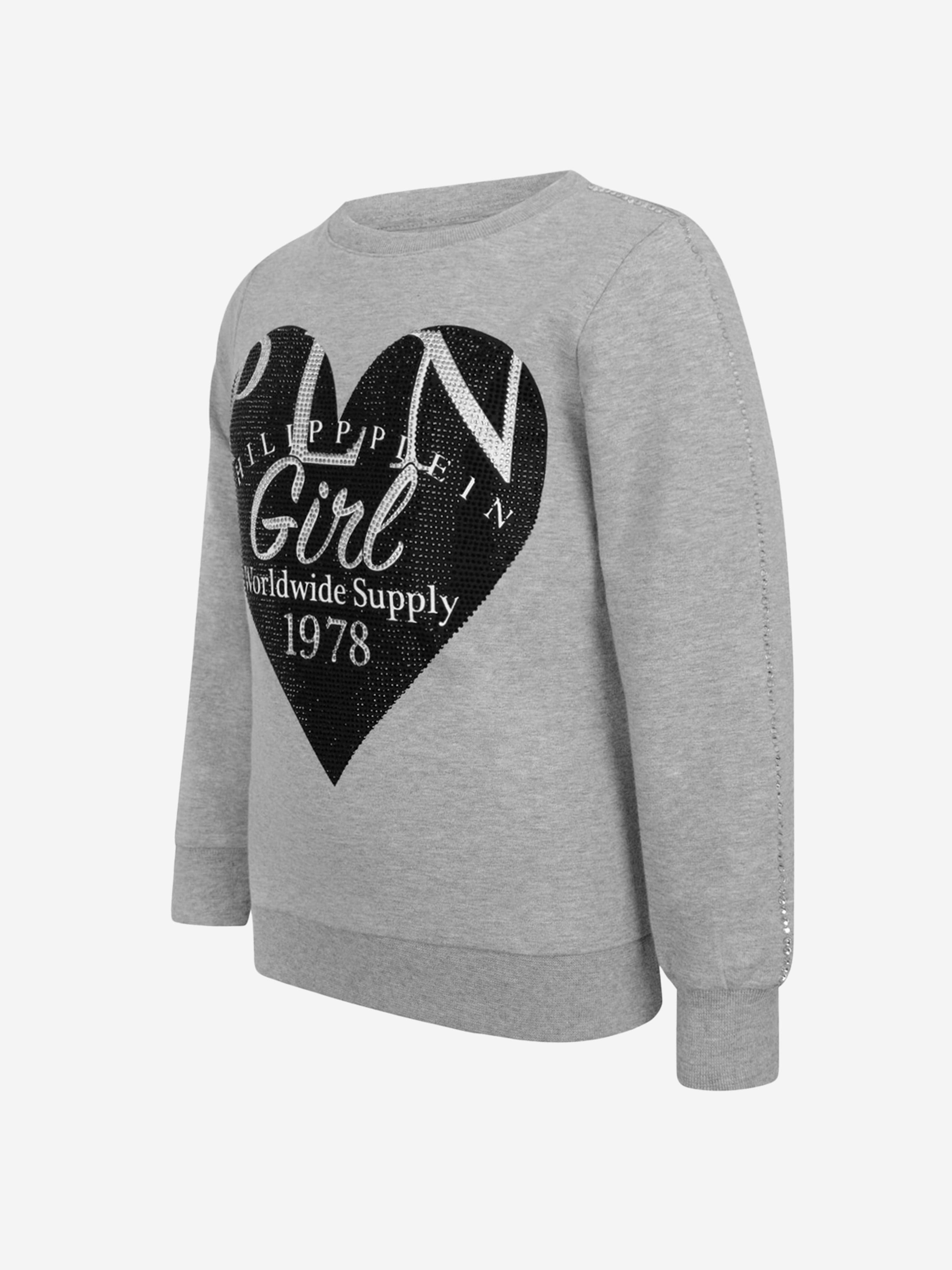 Philipp Plein Girls Heart Sweater