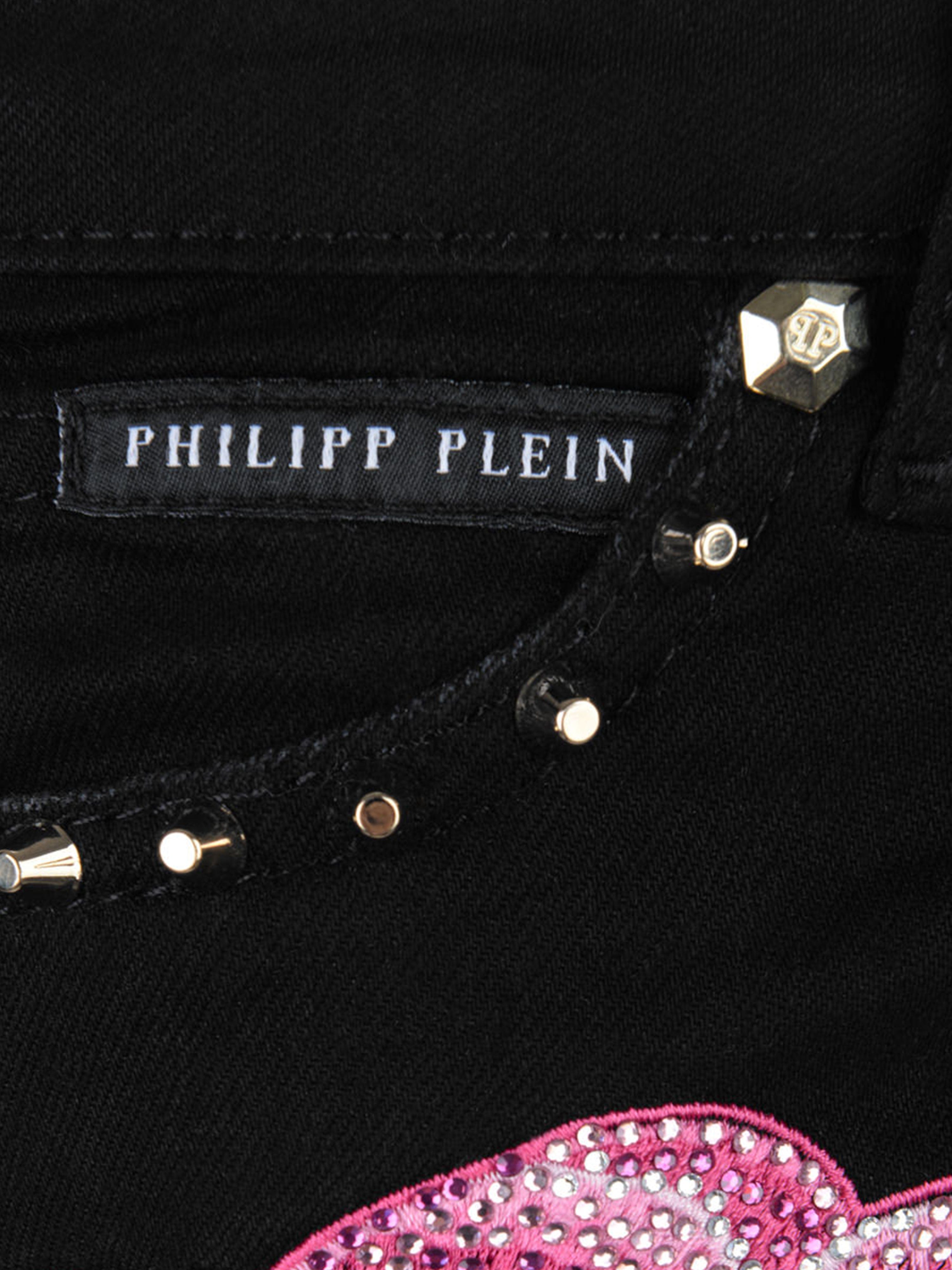 Philipp Plein Girls Denim Nicki Shorts