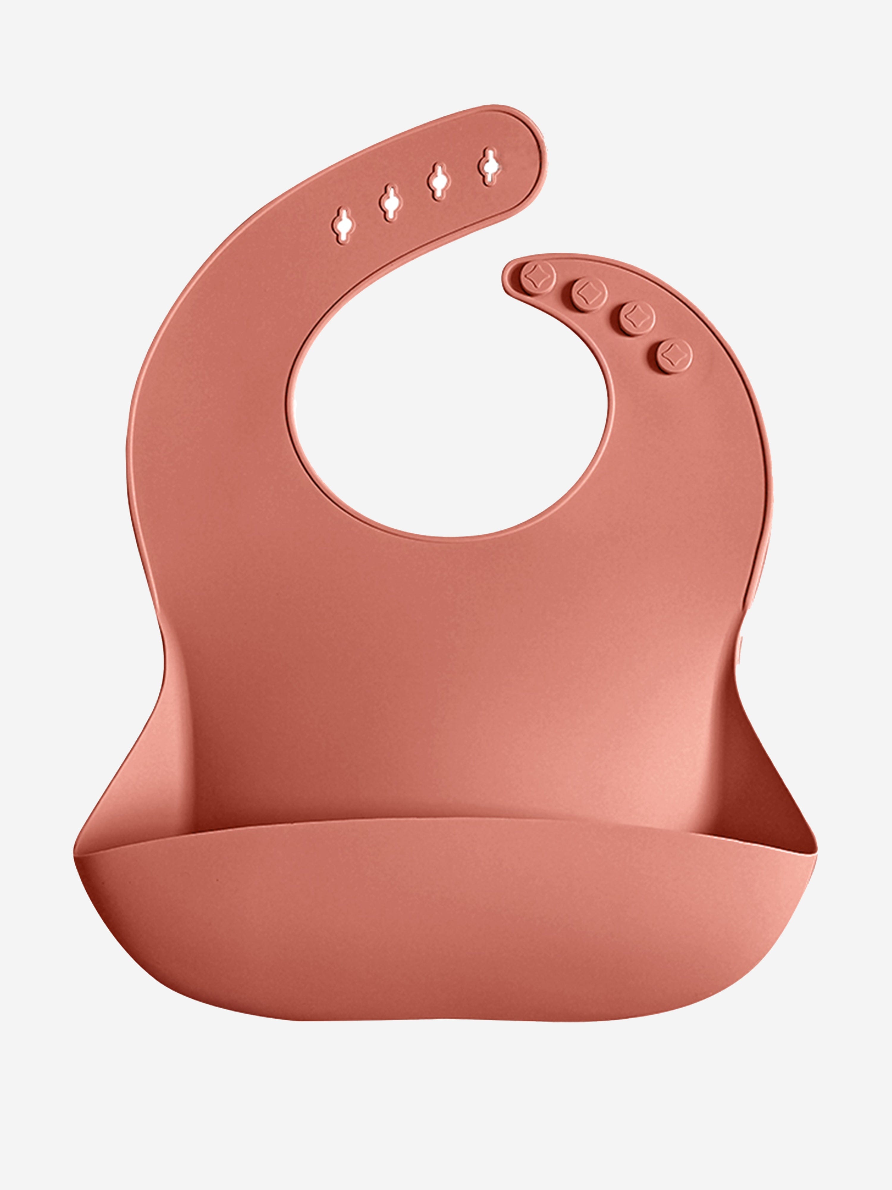 Baby Everyday Silicone Bib in Pink