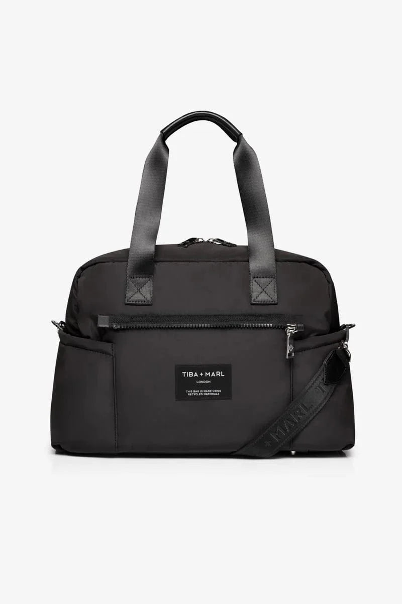 Tiba + Marl Baby Phoenix Changing Holdall Bag in Black (43cm)