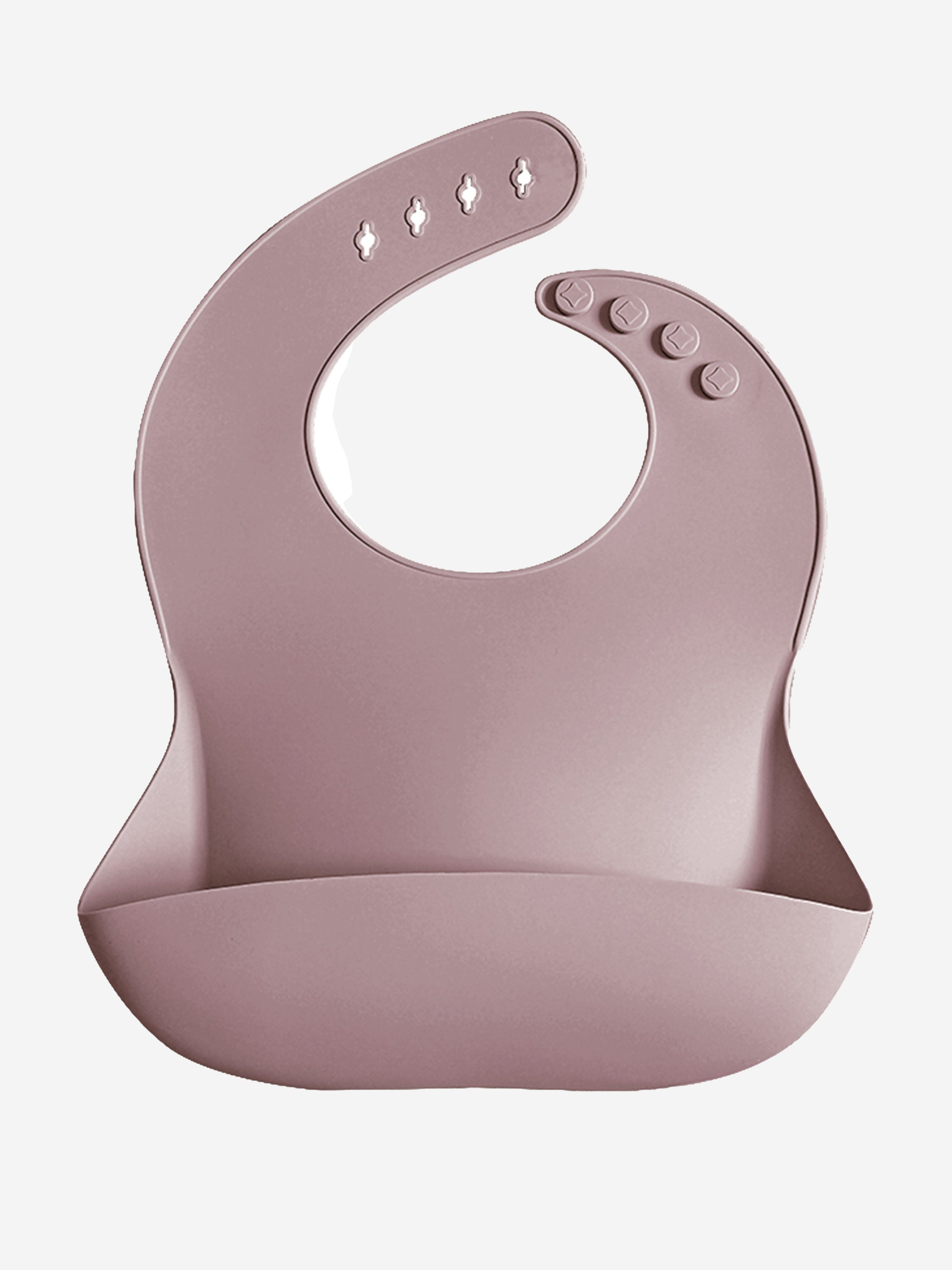 Baby Everyday Silicone Bib in Purple