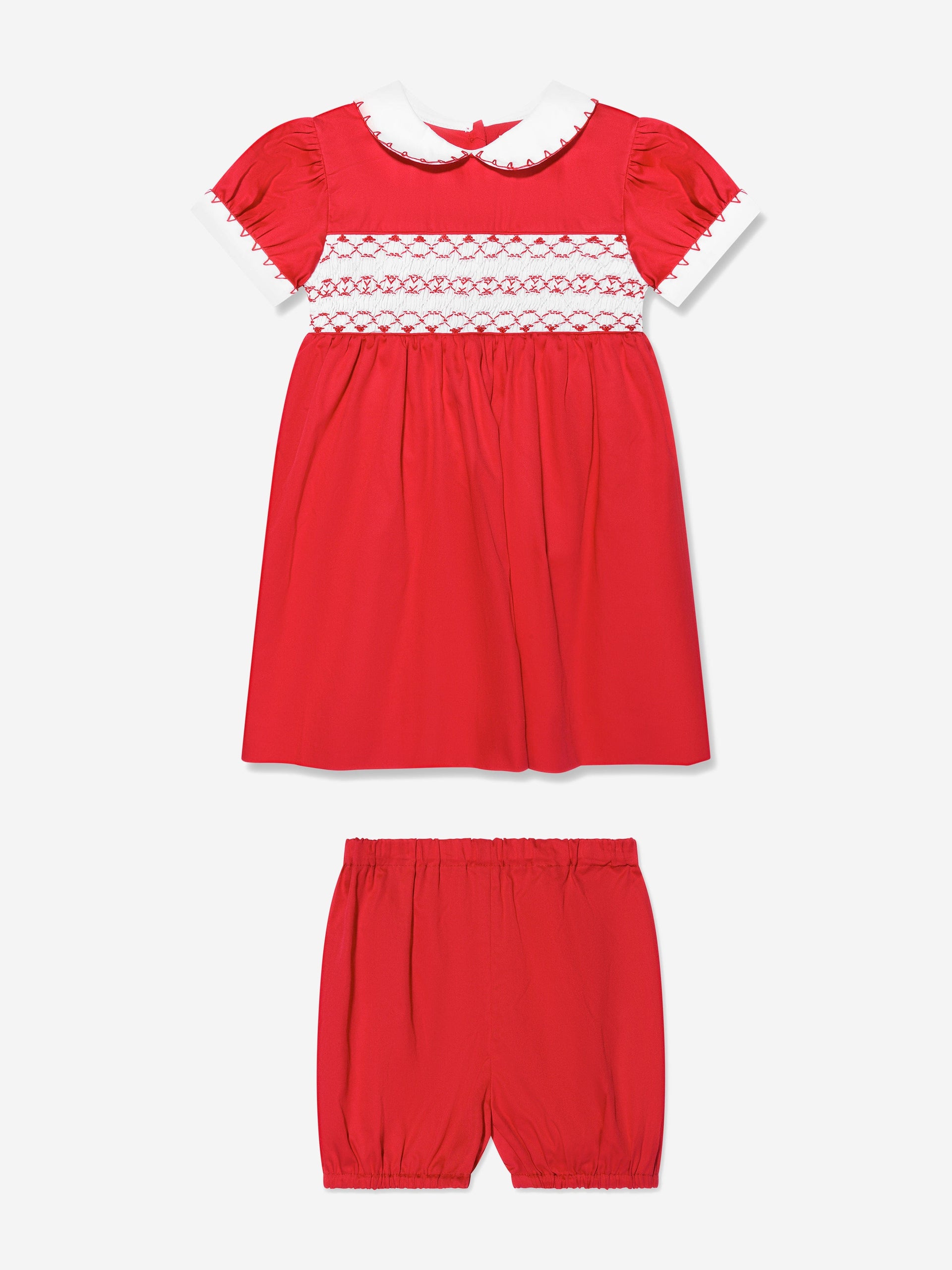 Rachel Riley Classic Smocked Dress Bloomers