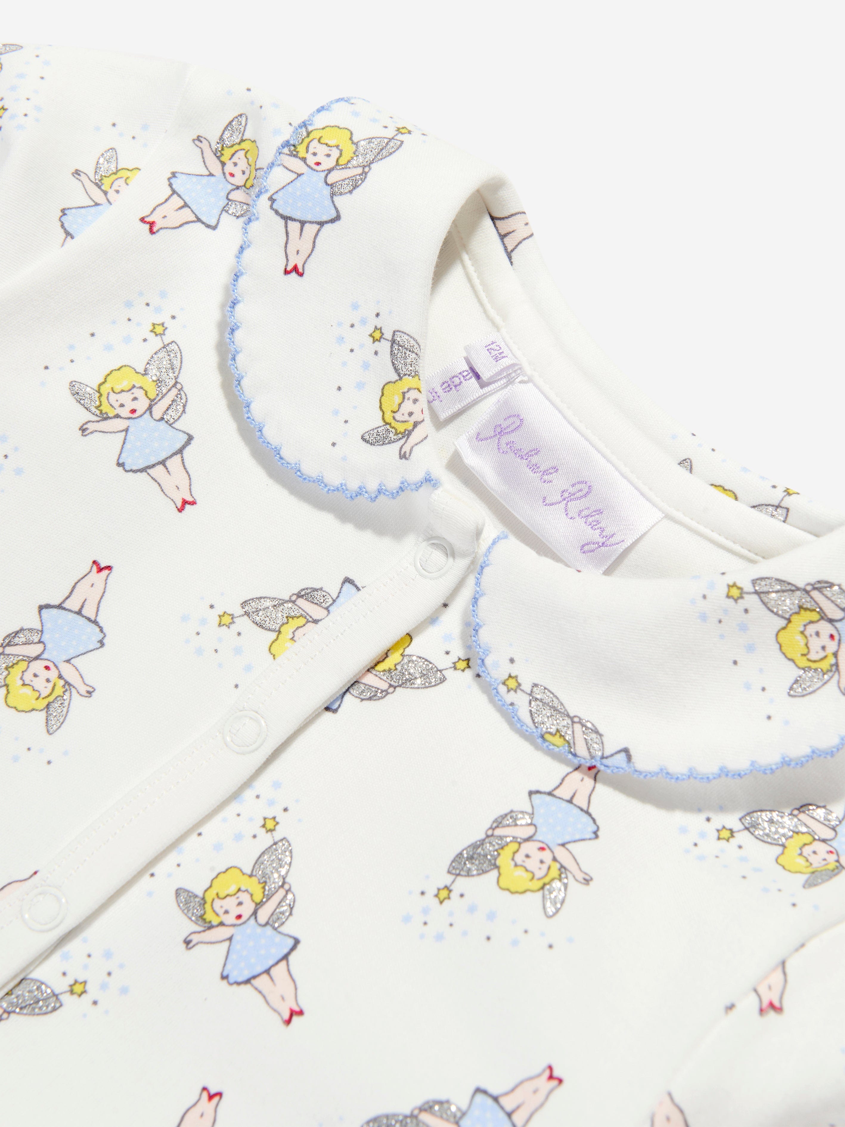 Rachel Riley Baby Girls Fairy Babygrow in White