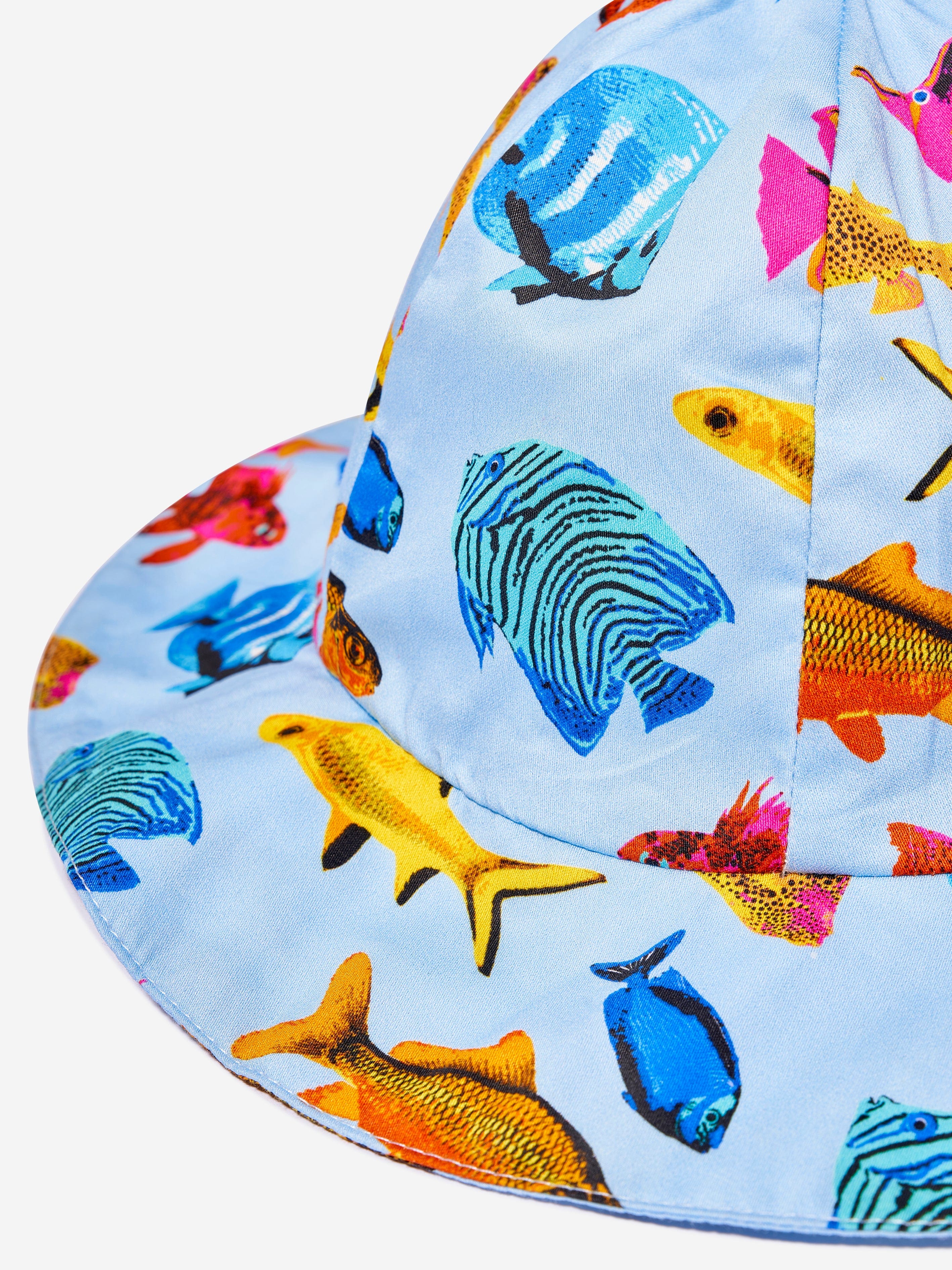 Rachel Riley Baby Girls Tropical Fish Sun Hat in Multicolour