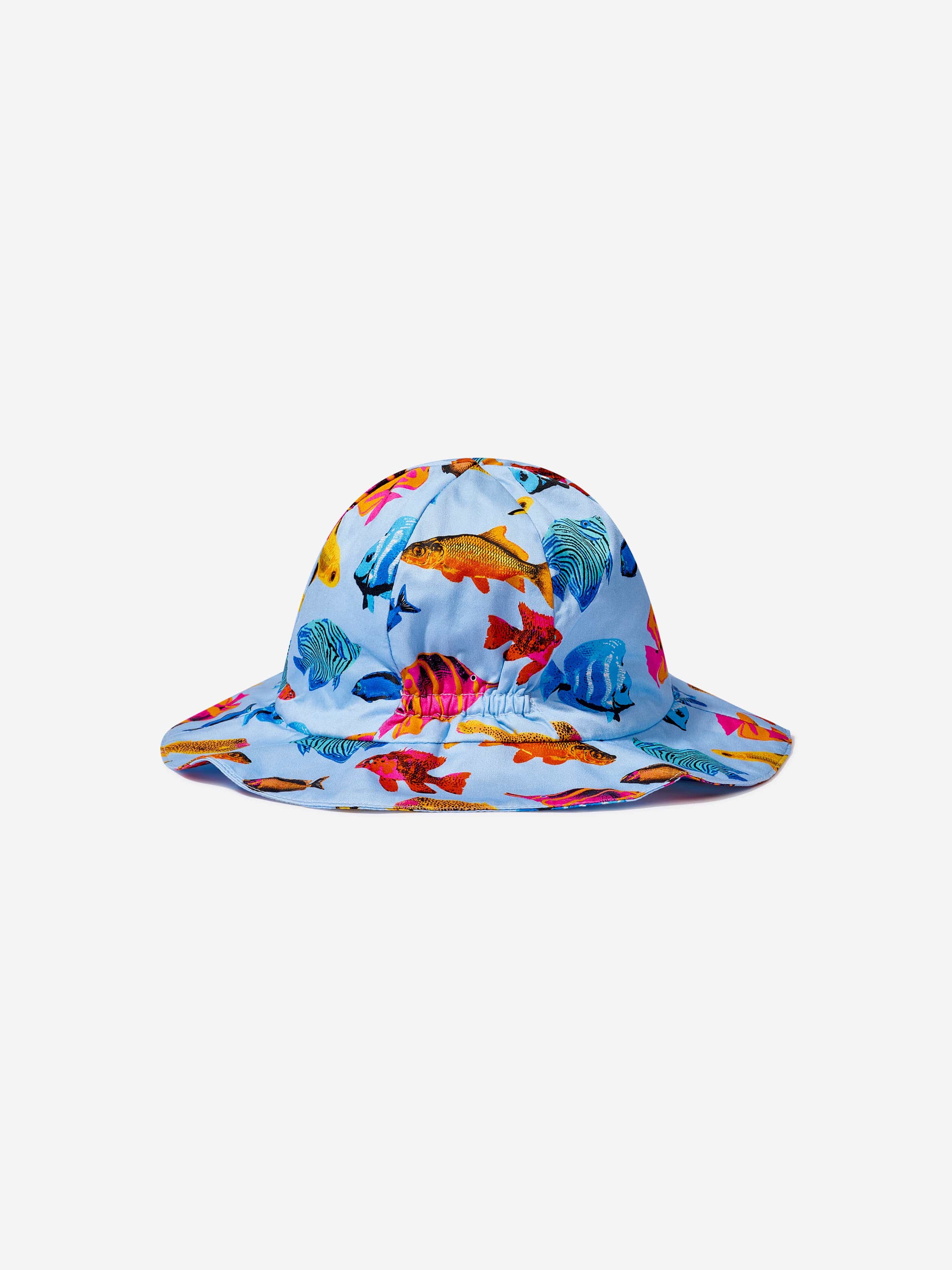 Rachel Riley Baby Girls Tropical Fish Sun Hat in Multicolour