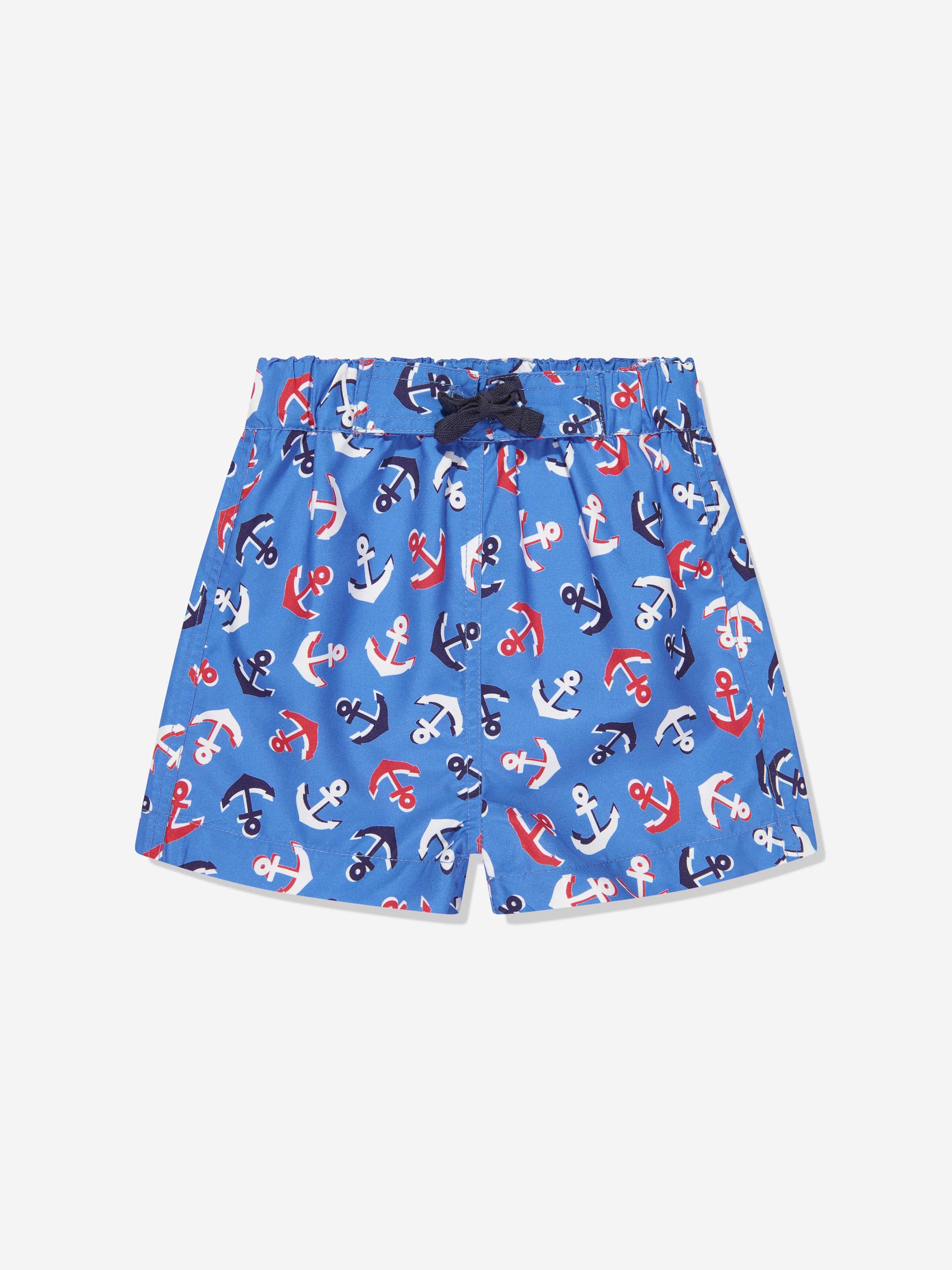 Rachel Riley Baby Boys Anchor Swim Shorts in Blue