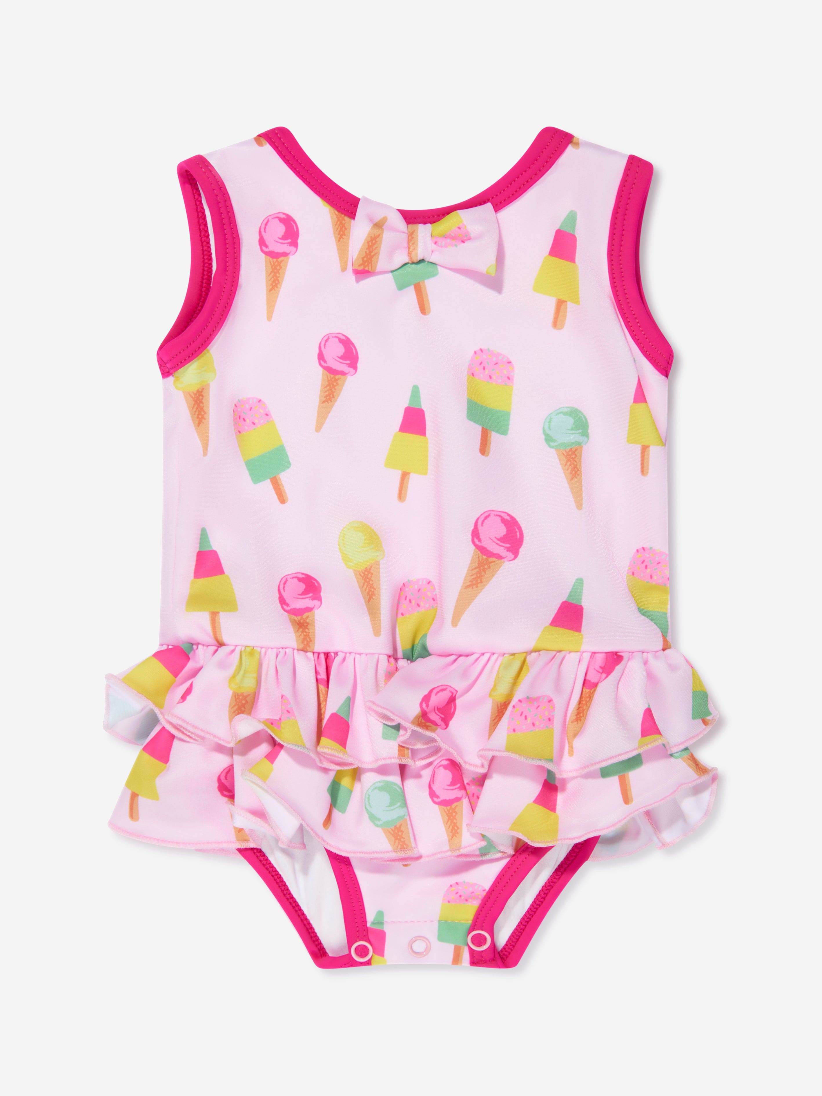 Rachel Riley Baby Girls Ice Lolly Swimsuit in Pink