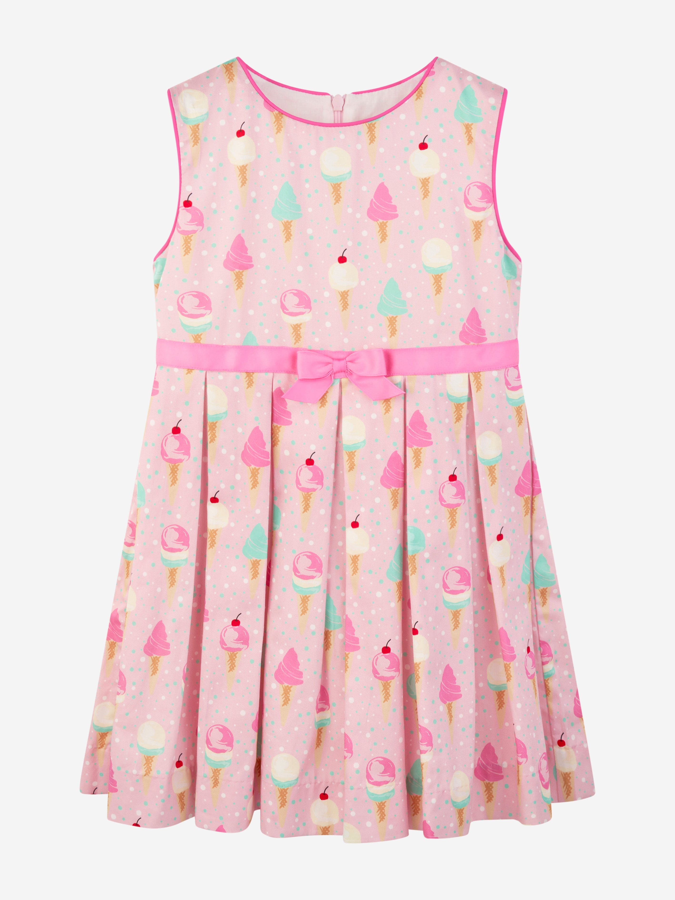 Rachel Riley Girls Ice Cream Dress in Pink