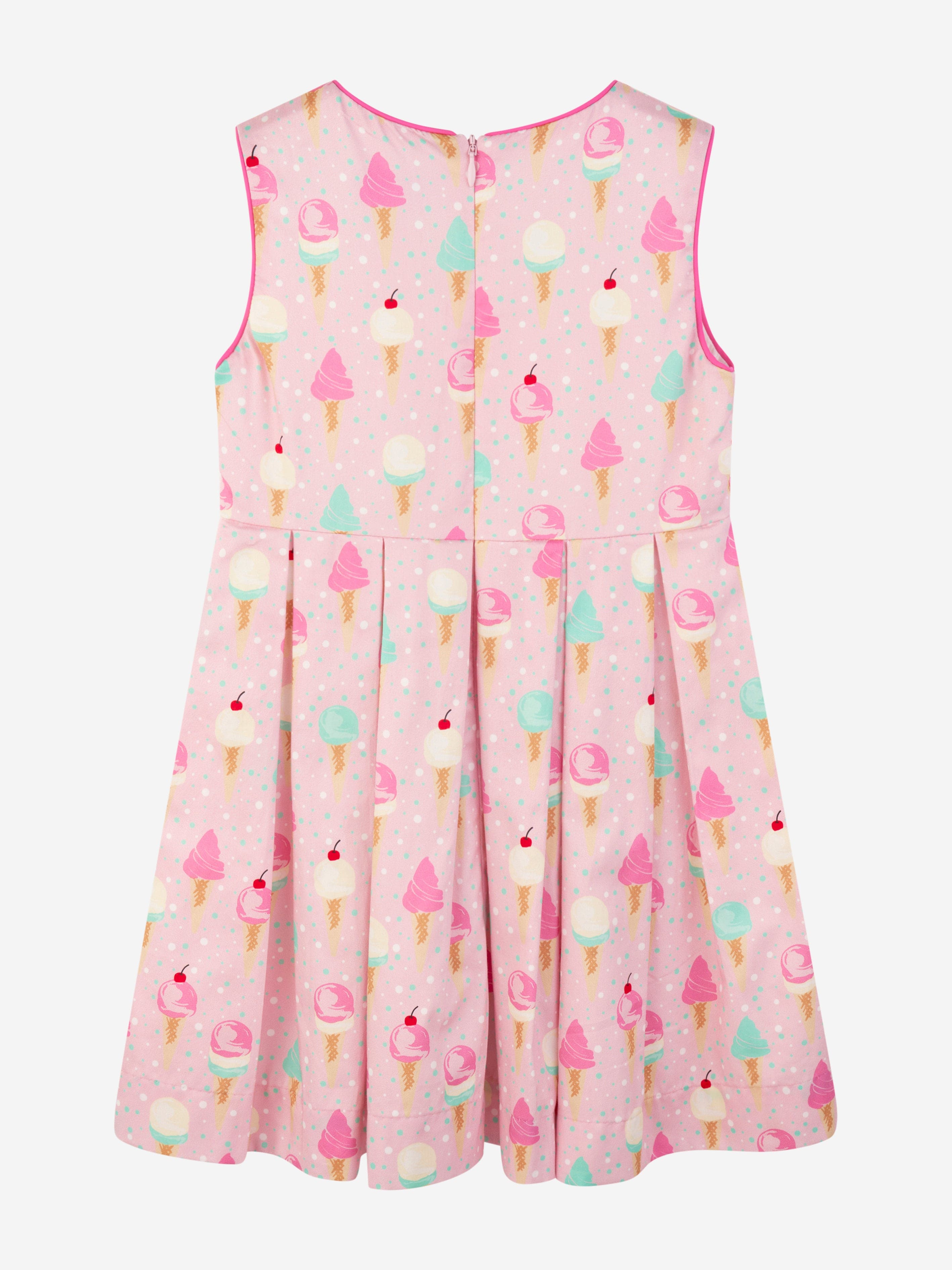 Rachel Riley Girls Ice Cream Dress in Pink