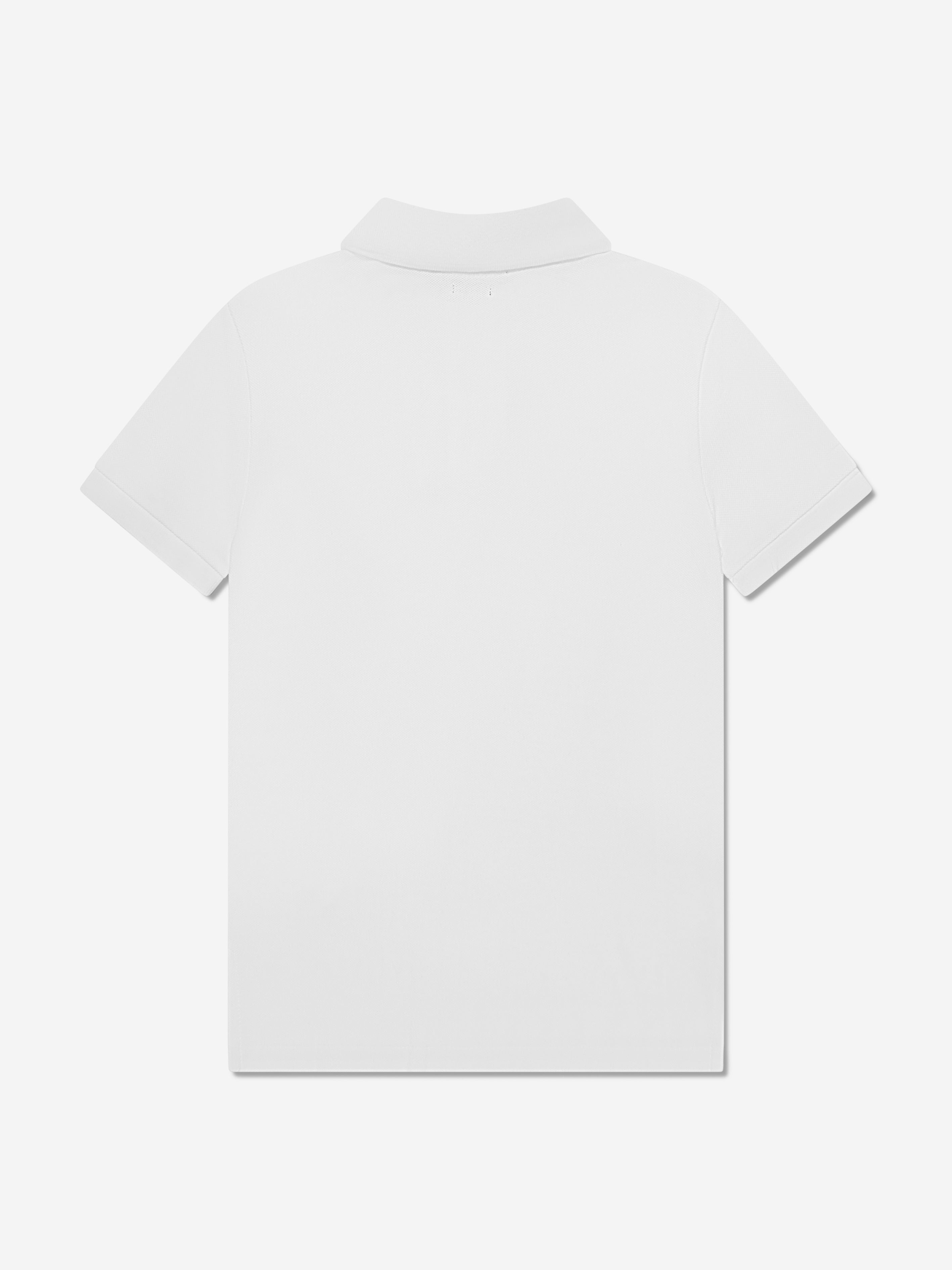 Ralph Lauren Boys Custom Fit Polo Shirt in White