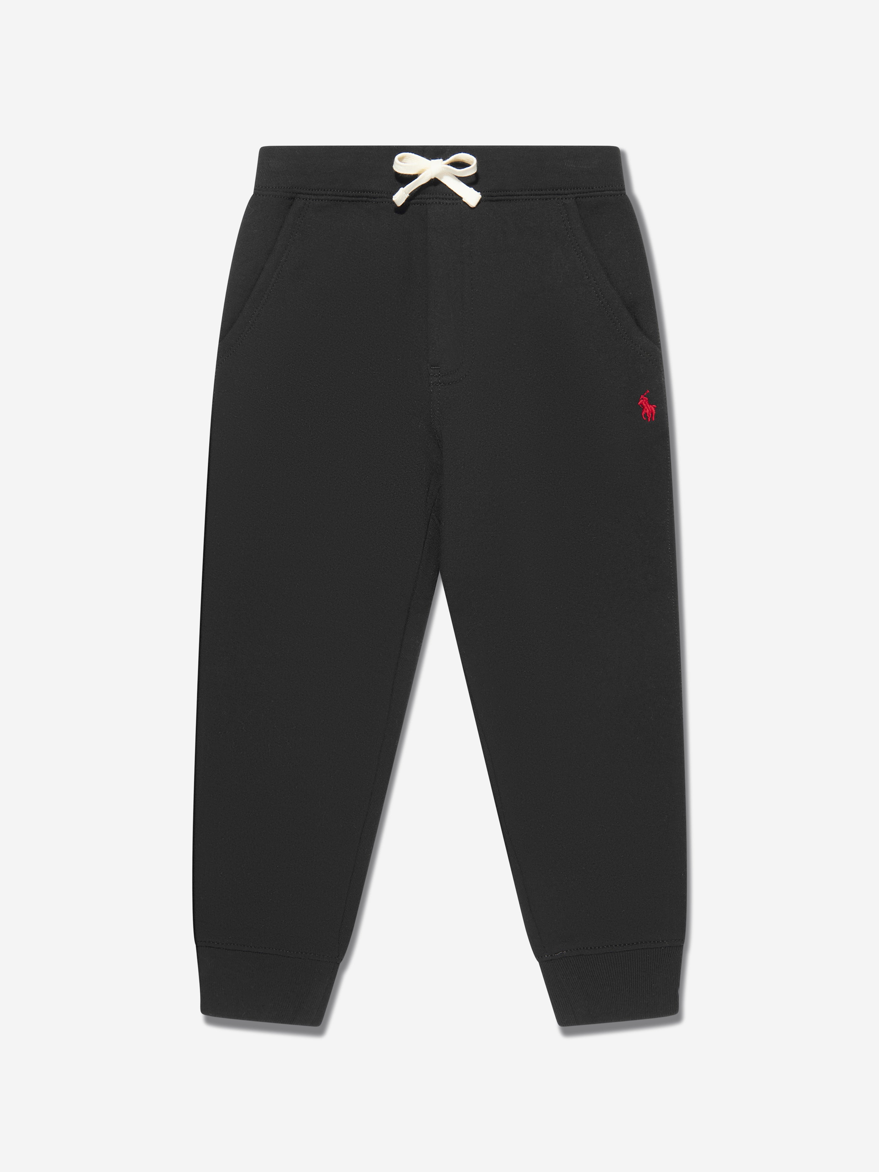 Ralph Lauren Boys Logo Joggers in Black